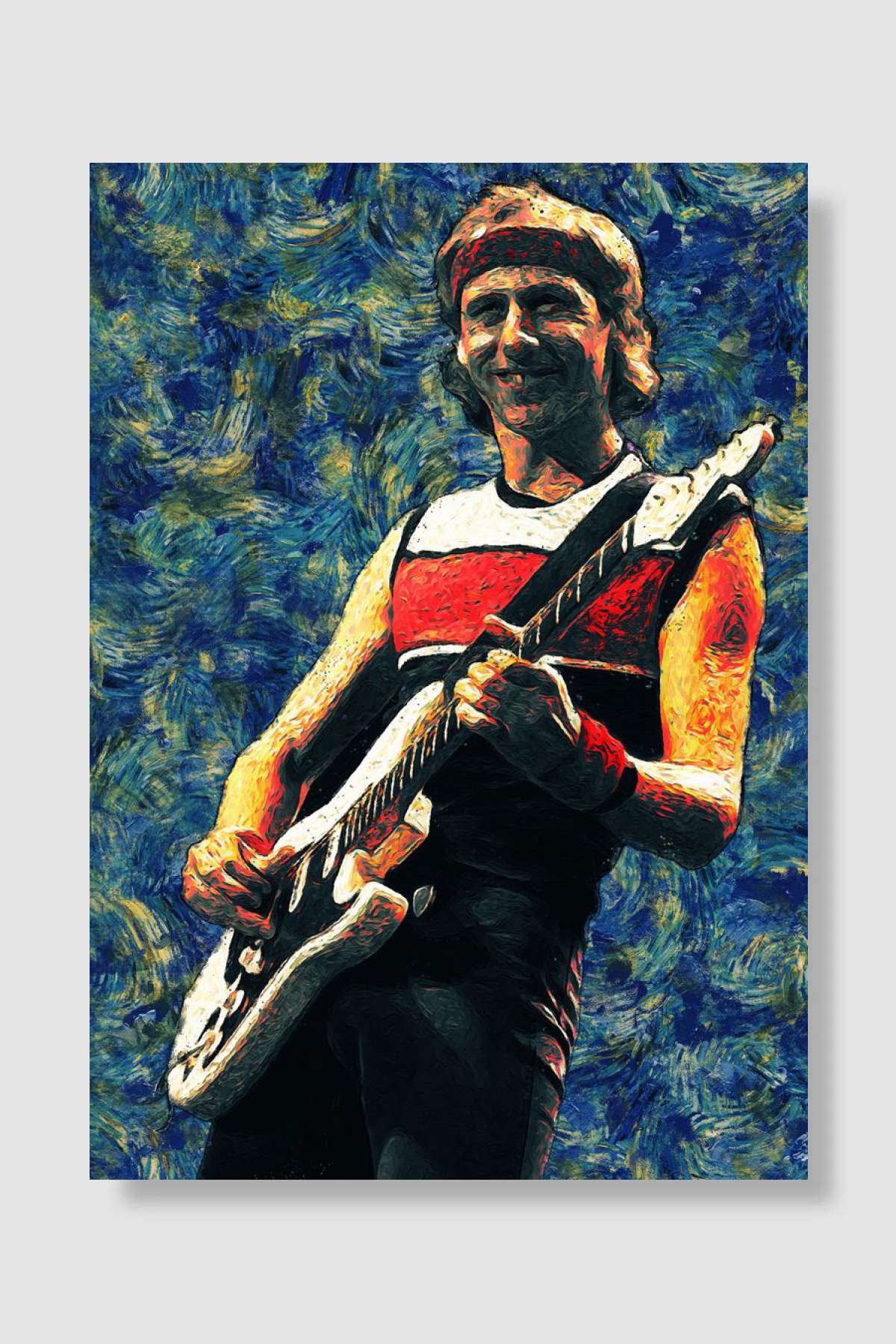 Mark Knopfler Müzik Poster Çerçevesiz Yüksek Kalite Müzik Afiş Duvar Poster - En İyi Fiyatlarla