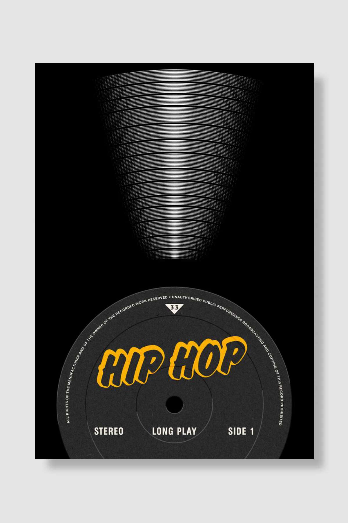 Hip Hop Müzik Poster Çerçevesiz Yüksek Kalite Müzik Afiş Duvar Poster - En İyi Fiyatlarla