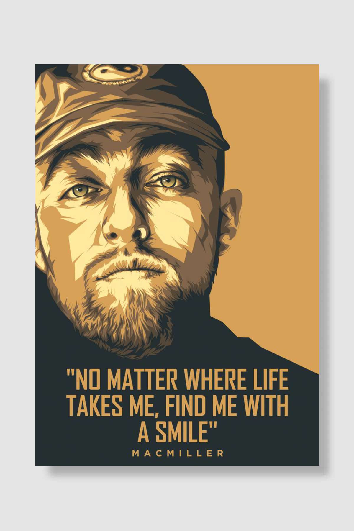 Mac Miller Quotes Müzik Poster Çerçevesiz Yüksek Kalite Müzik Afiş Duvar Poster