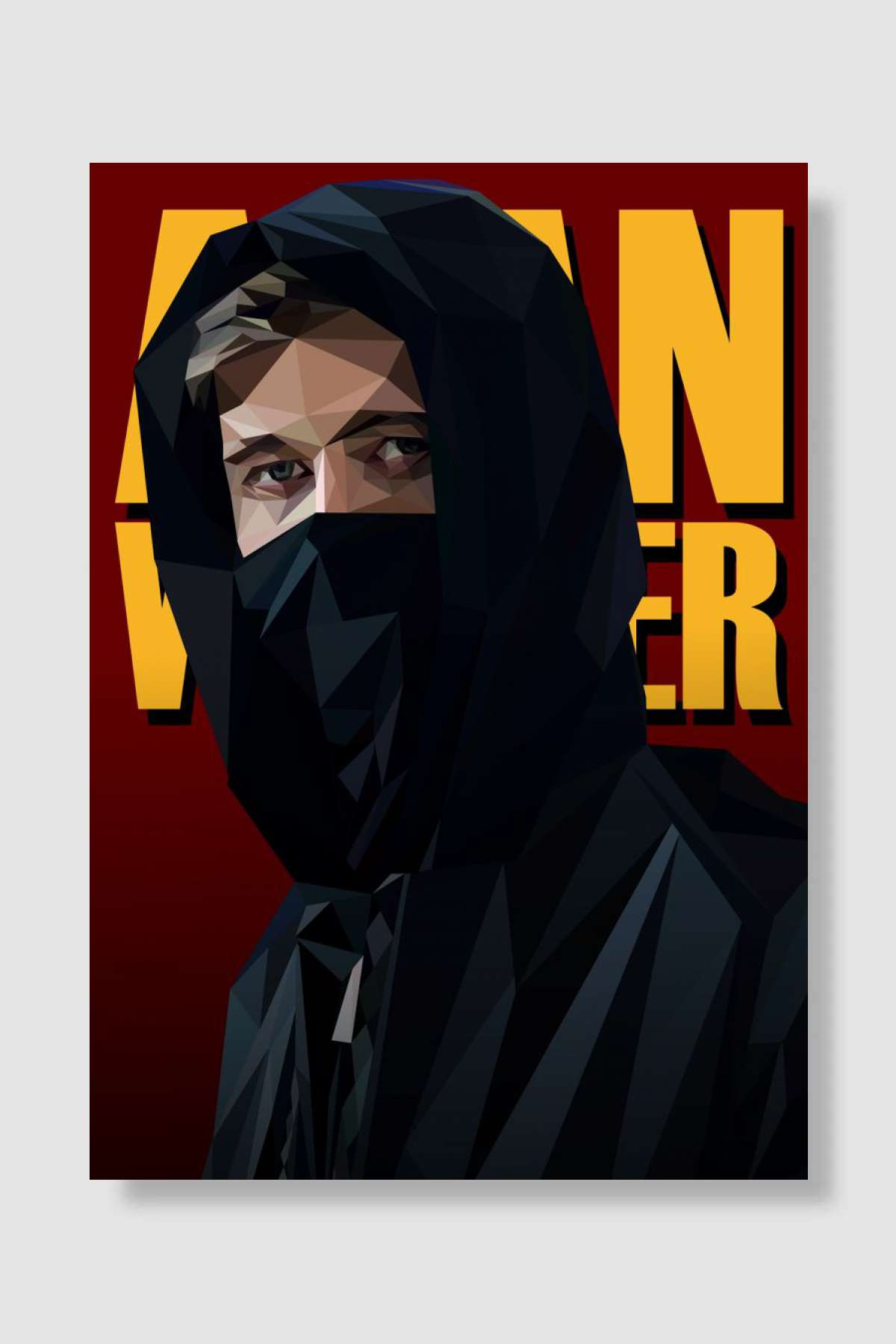 Alan walker Müzik Poster Çerçevesiz Yüksek Kalite Müzik Afiş Duvar Poster - En İyi Fiyatlarla