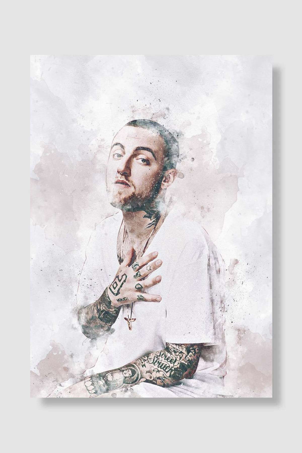 Mac Miller Müzik Poster Çerçevesiz Yüksek Kalite Müzik Afiş Duvar Poster