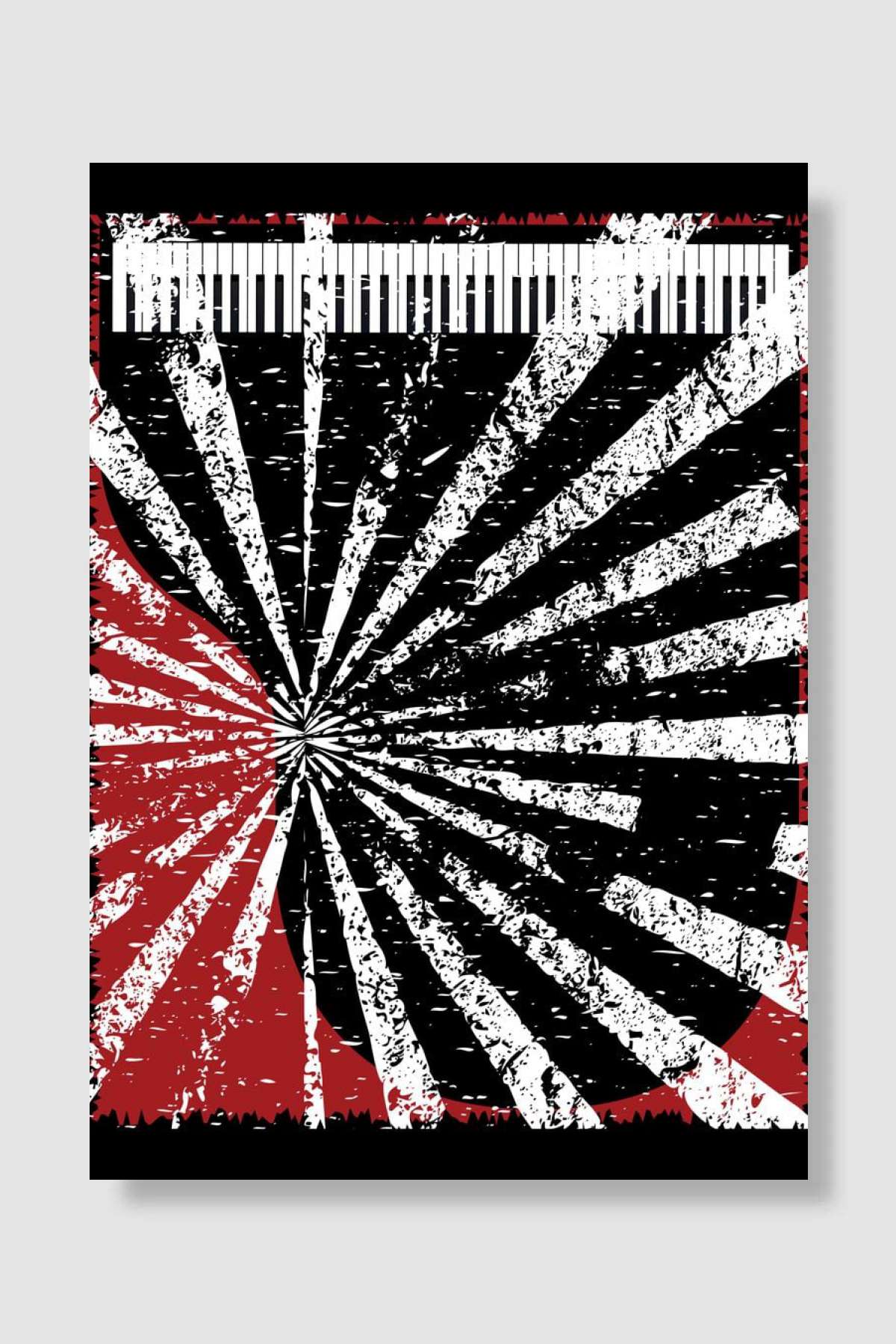 Jazz Grunge Piano Backgrou Müzik Poster Çerçevesiz Yüksek Kalite Müzik Afiş Duvar Poster