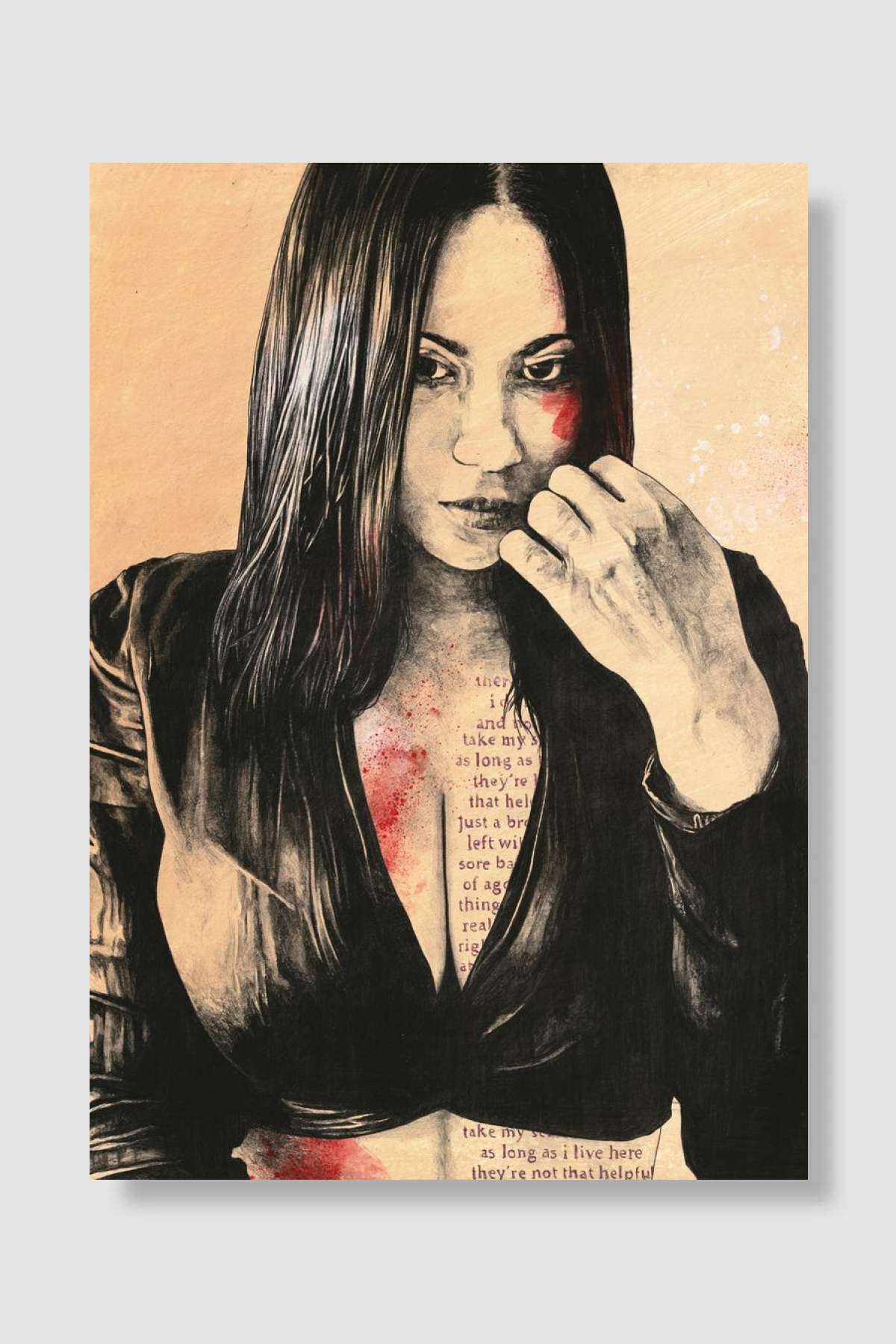 Take My Scars Müzik Poster Çerçevesiz Yüksek Kalite Müzik Afiş Duvar Poster