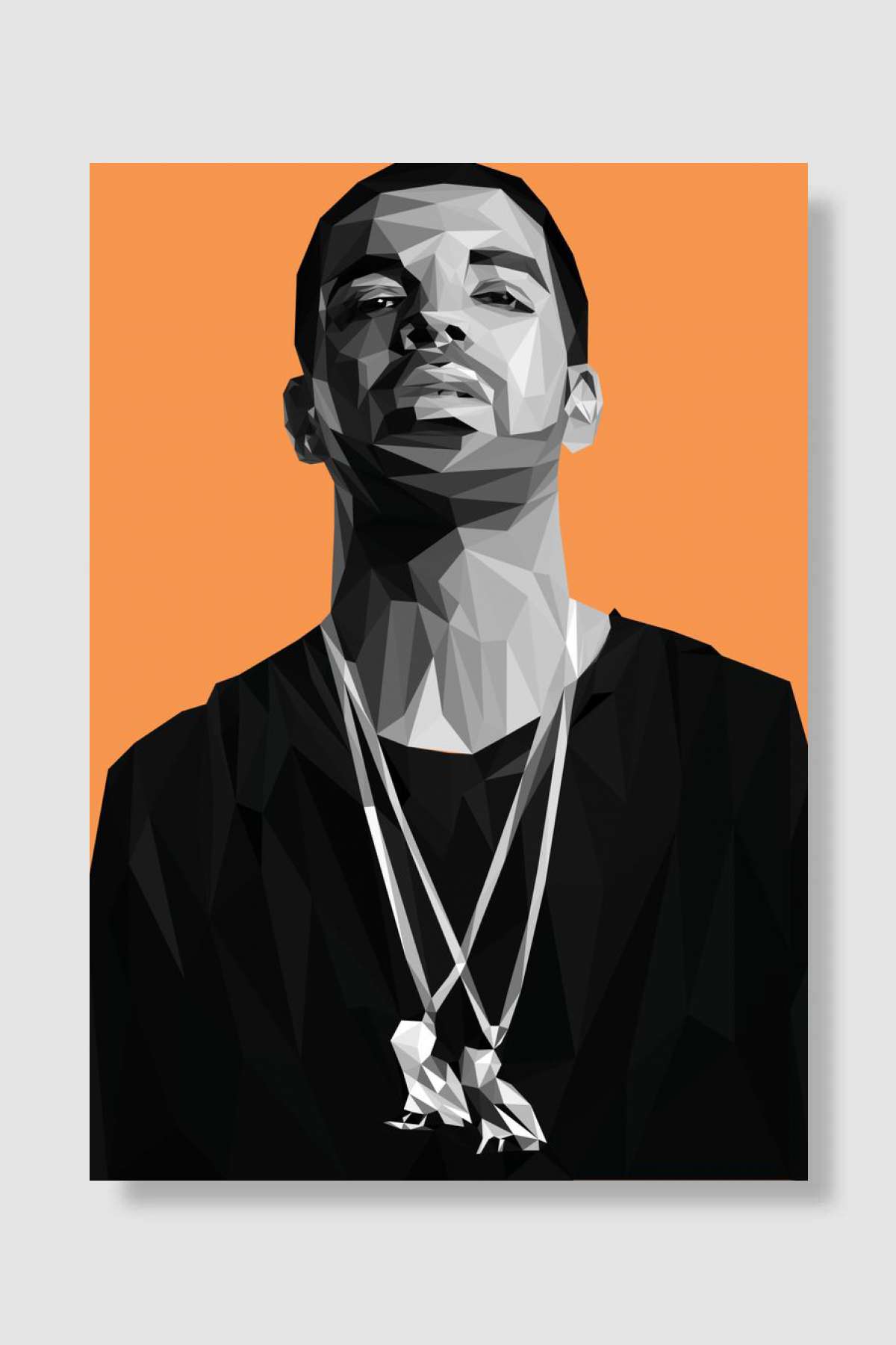Drake Poster Müzik Poster Çerçevesiz Yüksek Kalite Müzik Afiş Duvar Poster