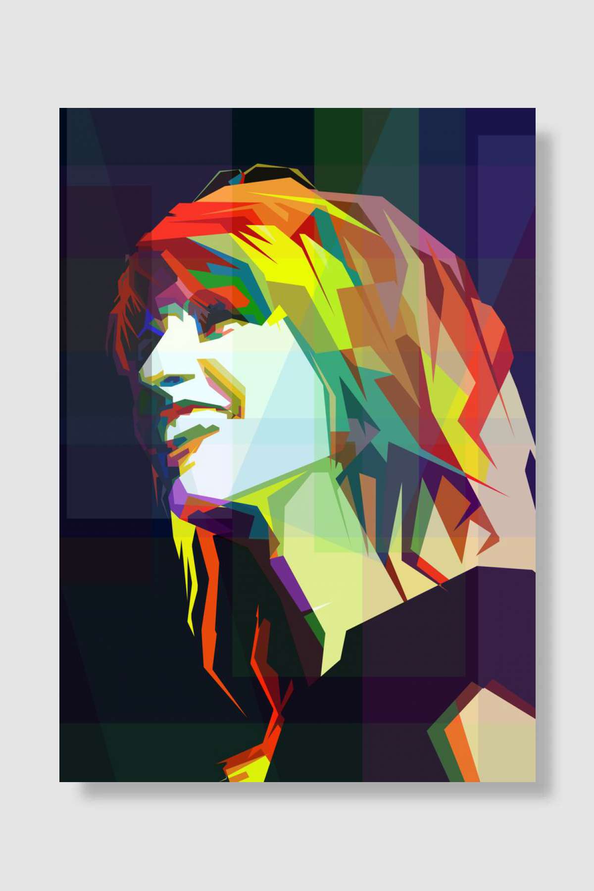 Hayley Williams Paramore Müzik Poster Çerçevesiz Yüksek Kalite Müzik Afiş Duvar Poster