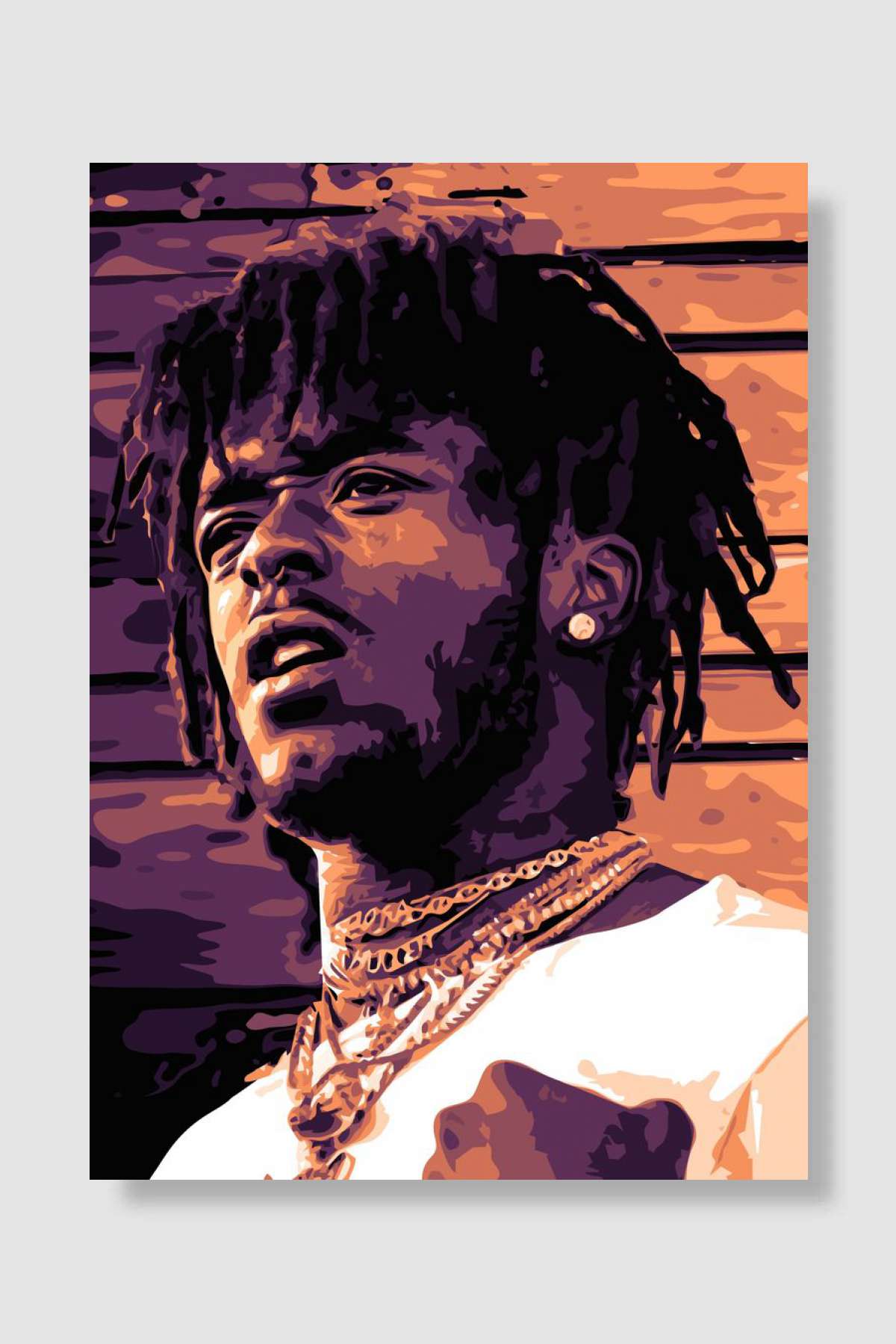Lil Uzi Vert Müzik Poster Çerçevesiz Yüksek Kalite Müzik Afiş Duvar Poster