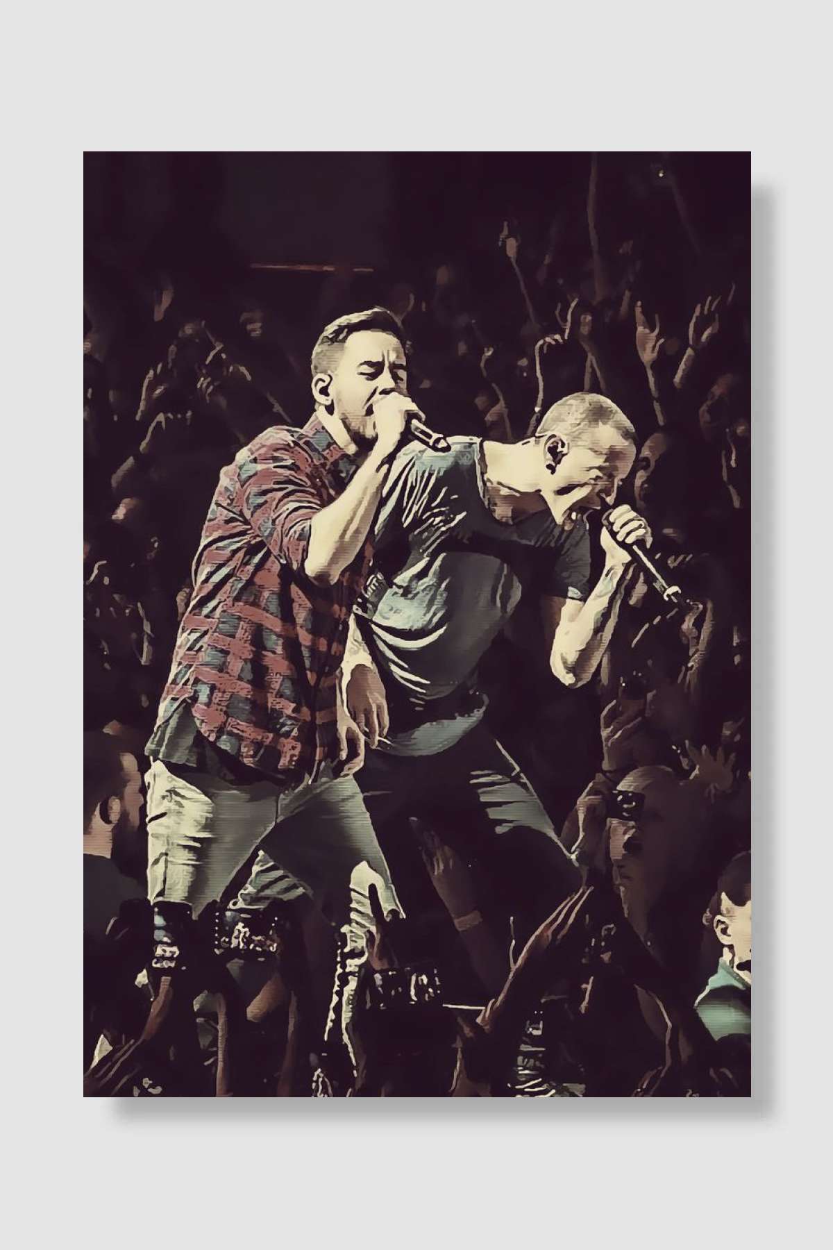 Linkin Park 509 Müzik Poster Çerçevesiz Yüksek Kalite Müzik Afiş Duvar Poster