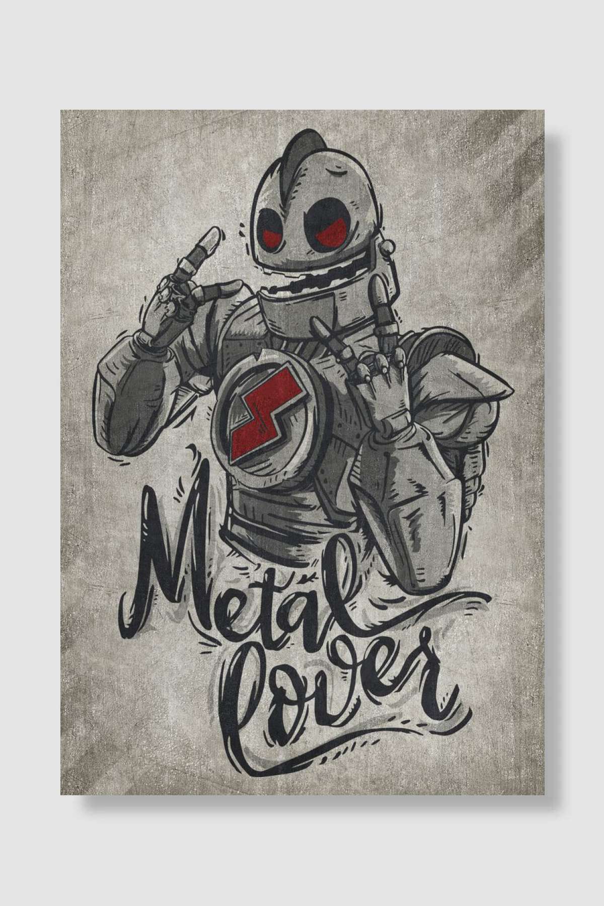 Metal Lover 1 Müzik Poster Çerçevesiz Yüksek Kalite Müzik Afiş Duvar Poster