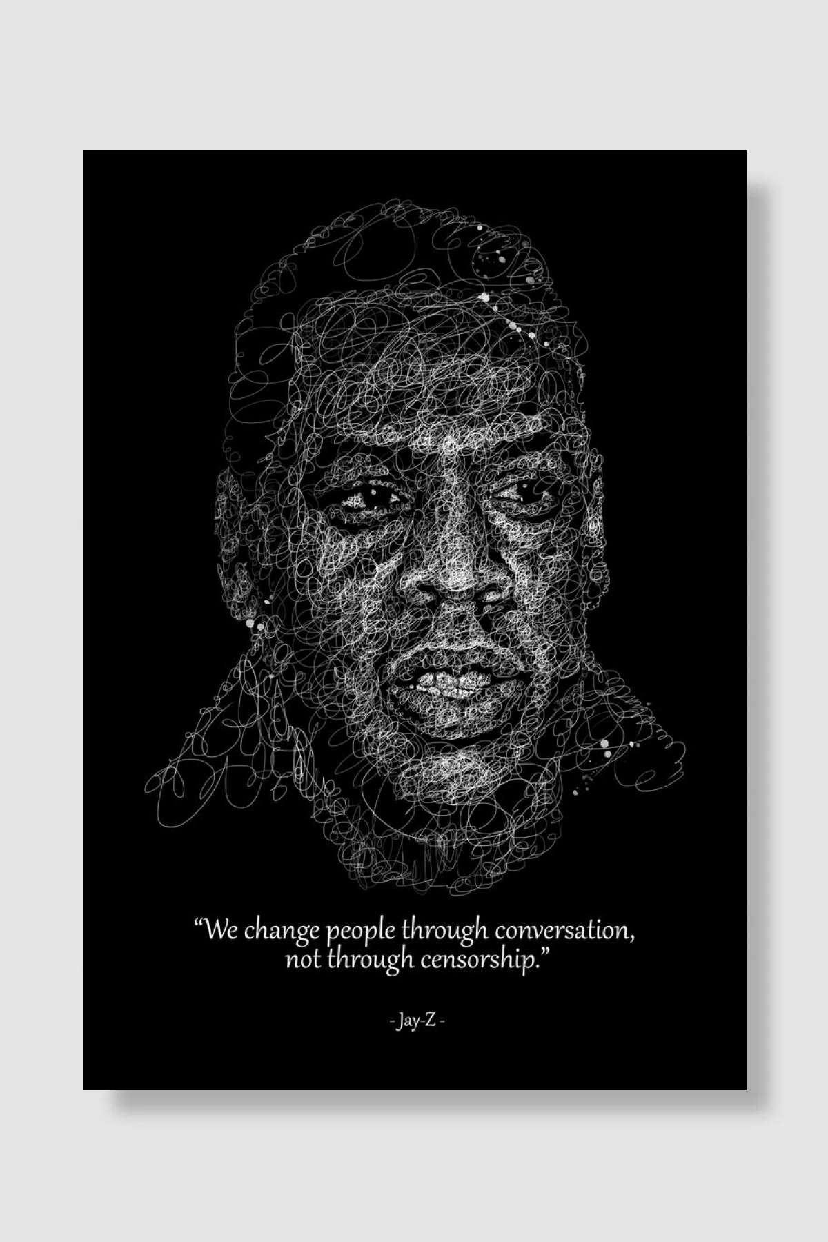 JayZ quotes Müzik Poster Çerçevesiz Yüksek Kalite Müzik Afiş Duvar Poster - En İyi Fiyatlarla