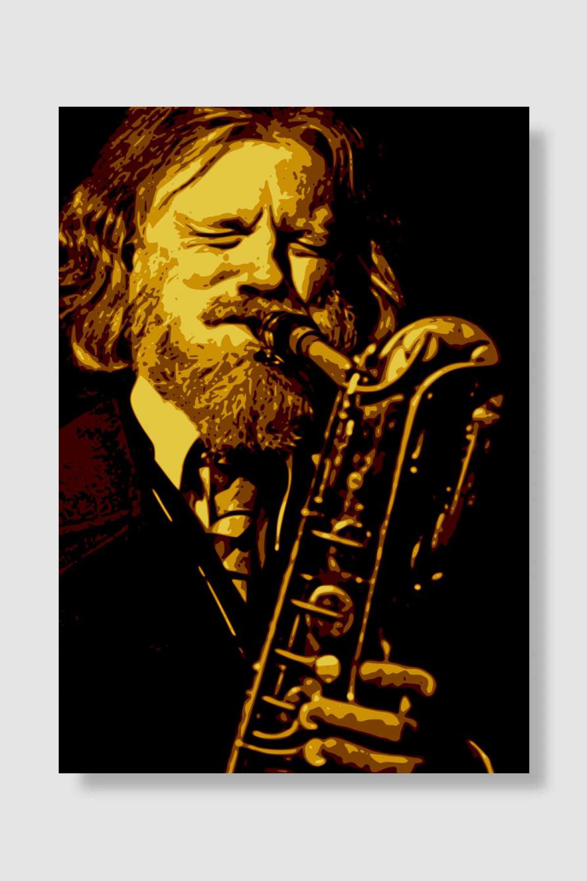 Gerry Mulligan Müzik Poster Çerçevesiz Yüksek Kalite Müzik Afiş Duvar Poster - En İyi Fiyatlarla