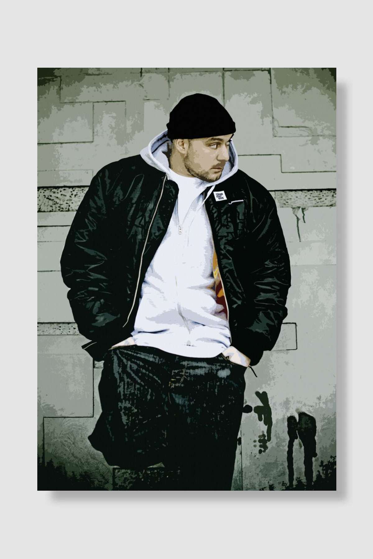 Kool Savas Müzik Poster Çerçevesiz Yüksek Kalite Müzik Afiş Duvar Poster