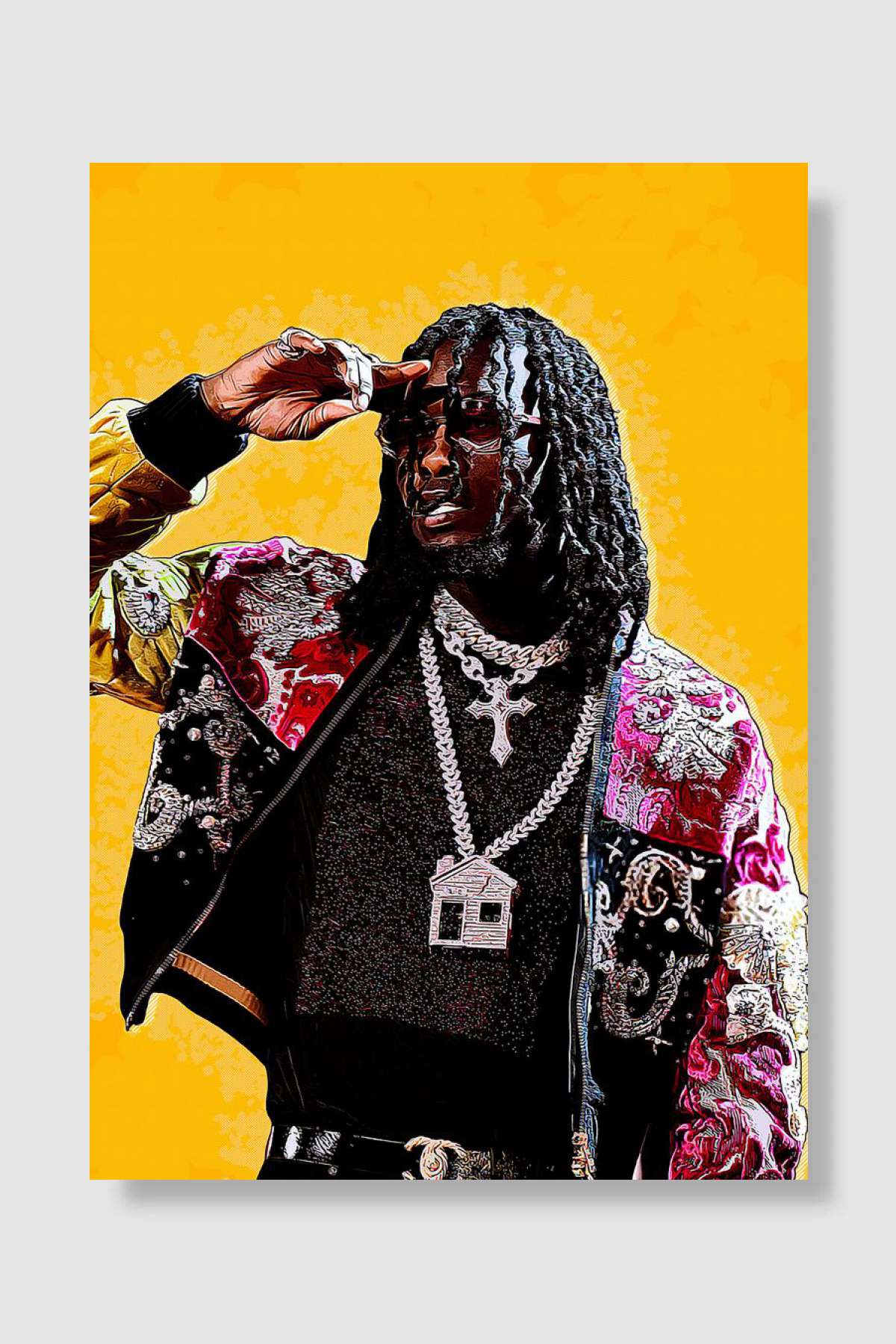 Offset Müzik Poster Çerçevesiz Yüksek Kalite Müzik Afiş Duvar Poster