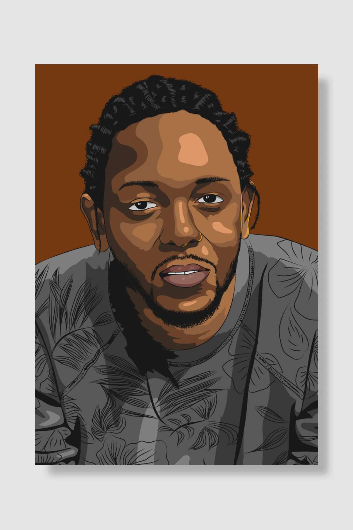Kendrick Lamar Müzik Poster Çerçevesiz Yüksek Kalite Müzik Afiş Duvar Poster