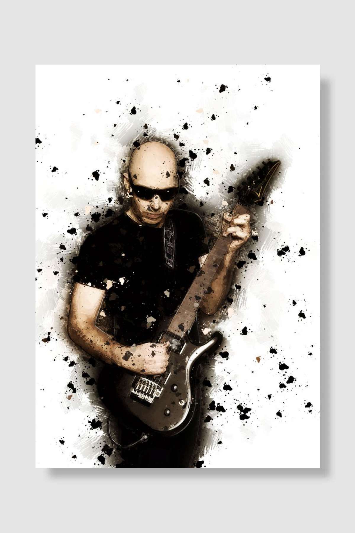 Joe Satriani Müzik Poster Çerçevesiz Yüksek Kalite Müzik Afiş Duvar Poster