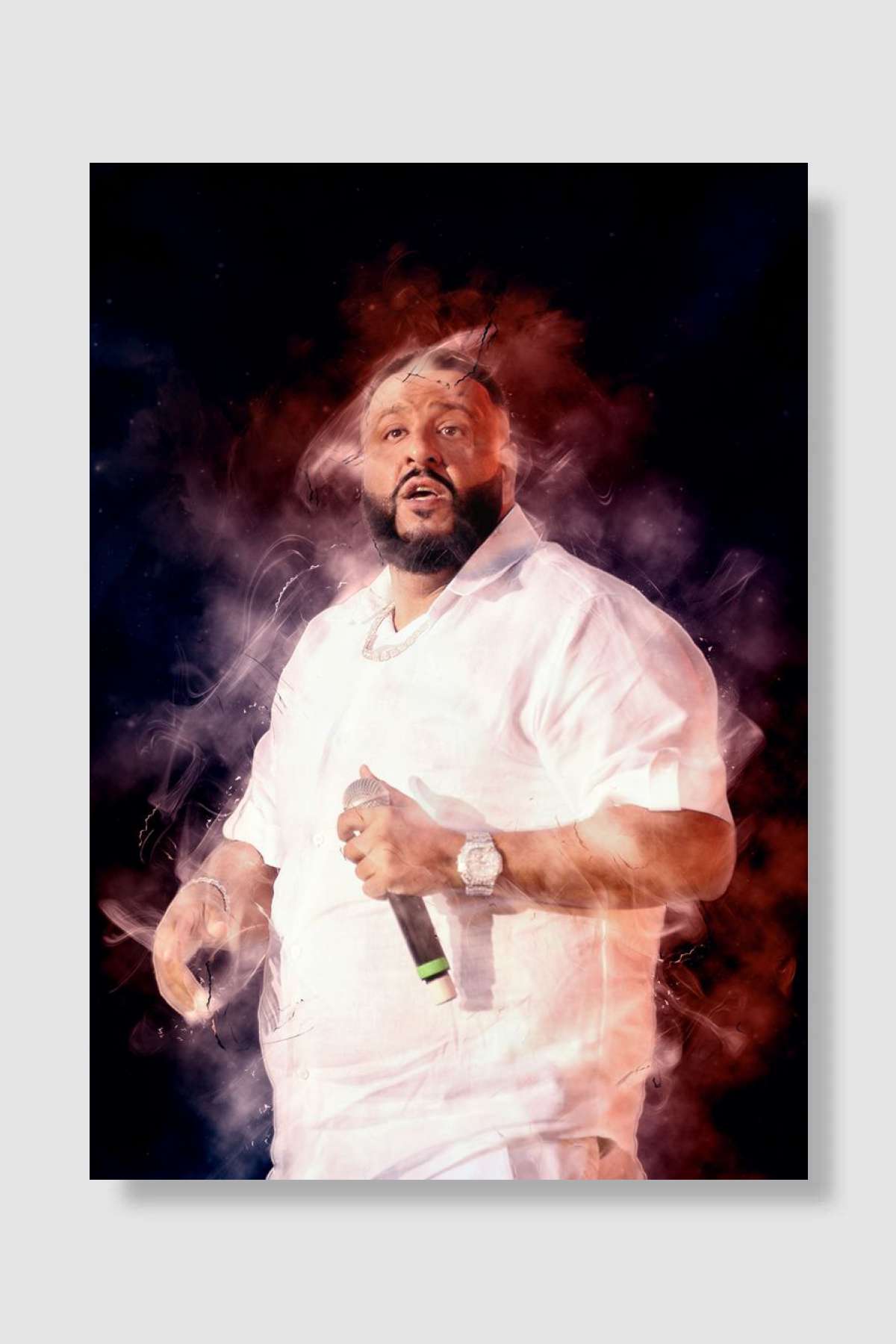 DJ Khaled Müzik Poster Çerçevesiz Yüksek Kalite Müzik Afiş Duvar Poster