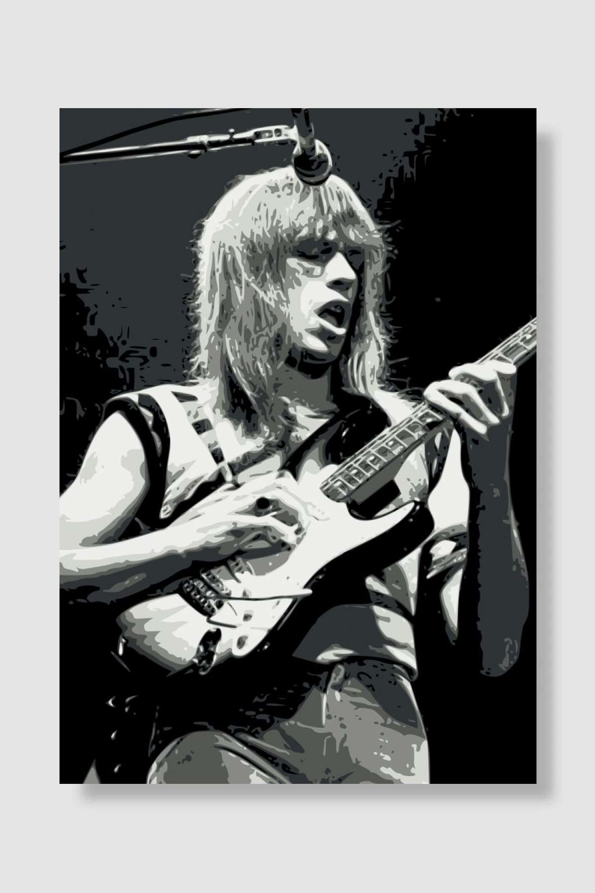 Steve Howe Müzik Poster Çerçevesiz Yüksek Kalite Müzik Afiş Duvar Poster