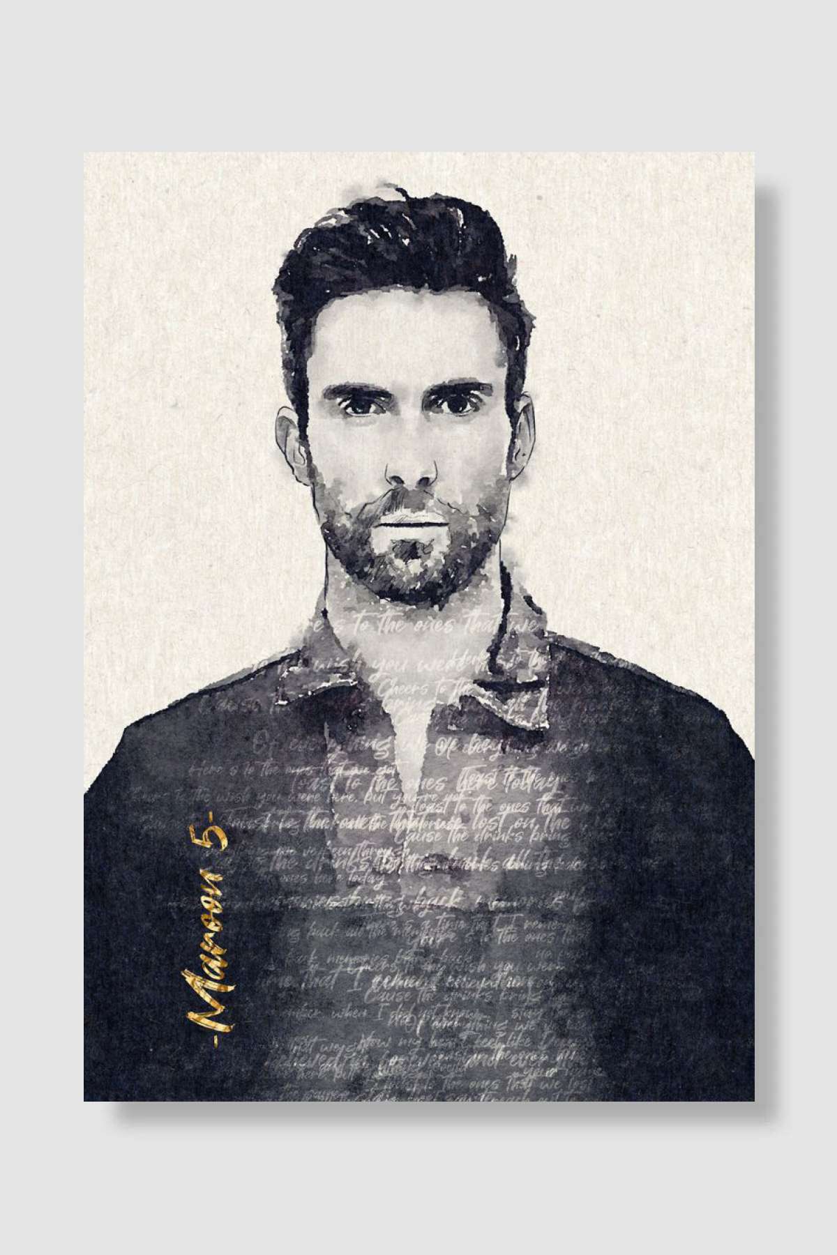 Maroon 5 Müzik Poster Çerçevesiz Yüksek Kalite Müzik Afiş Duvar Poster - En İyi Fiyatlarla