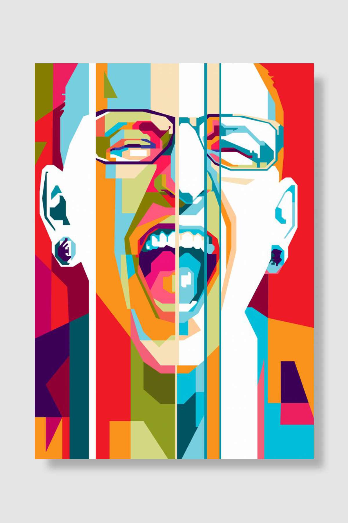 Chester Bennington Müzik Poster Çerçevesiz Yüksek Kalite Müzik Afiş Duvar Poster