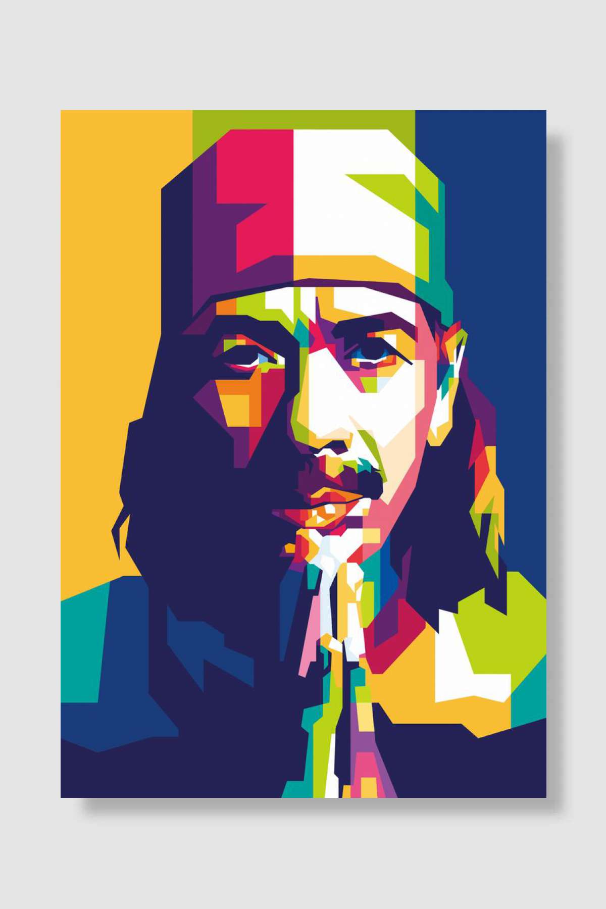 Carlos Santana Müzik Poster Çerçevesiz Yüksek Kalite Müzik Afiş Duvar Poster