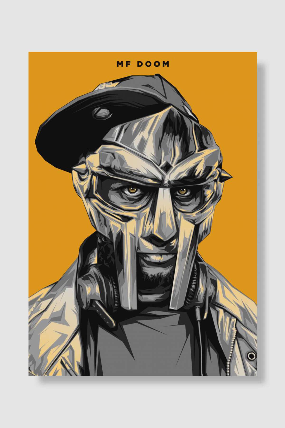 MF Doom Music Rapper Müzik Poster Çerçevesiz Yüksek Kalite Müzik Afiş Duvar Poster
