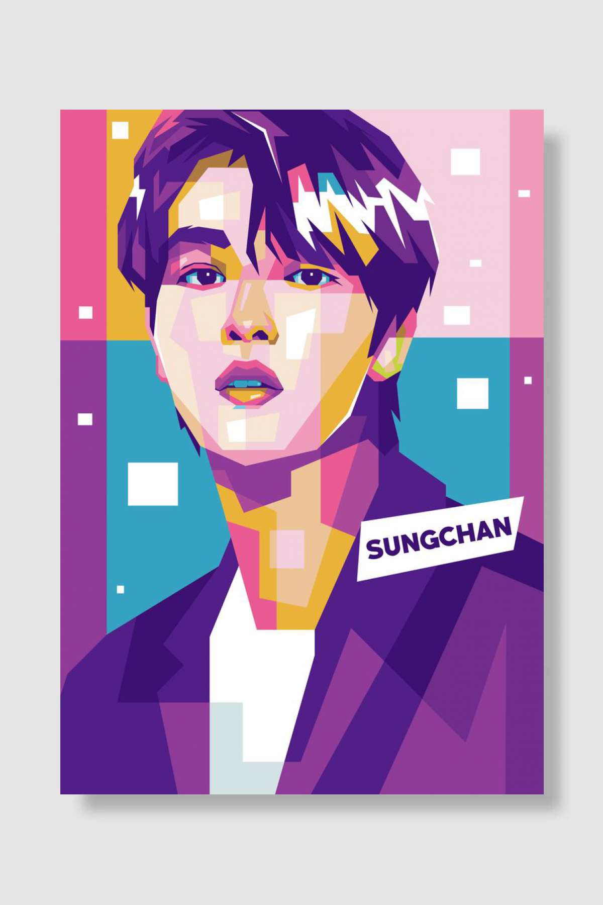 NCT SUNGCHAN Müzik Poster Çerçevesiz Yüksek Kalite Müzik Afiş Duvar Poster