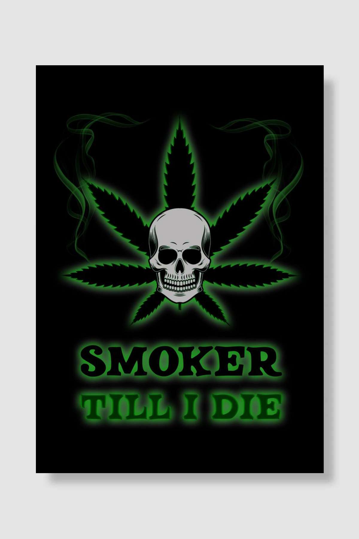 Cannabis Weed Marihuana Müzik Poster Çerçevesiz Yüksek Kalite Müzik Afiş Duvar Poster