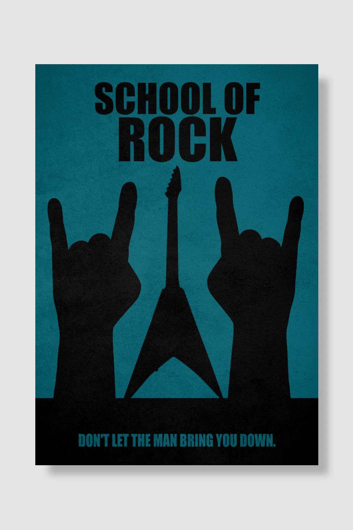 School Of Rock Müzik Poster Çerçevesiz Yüksek Kalite Müzik Afiş Duvar Poster - En İyi Fiyatlarla
