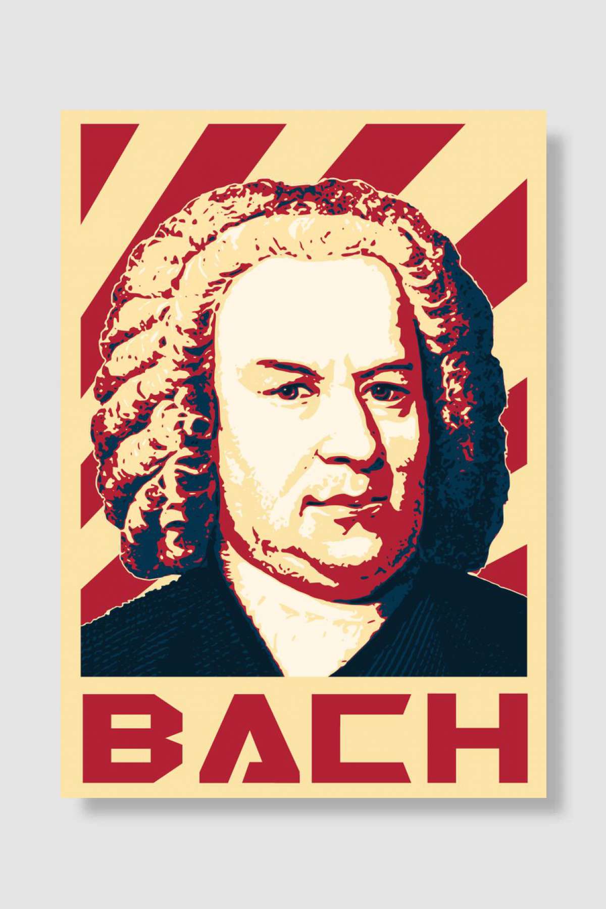 Johann Sebastian Bach Müzik Poster Çerçevesiz Yüksek Kalite Müzik Afiş Duvar Poster - En İyi Fiyatlarla