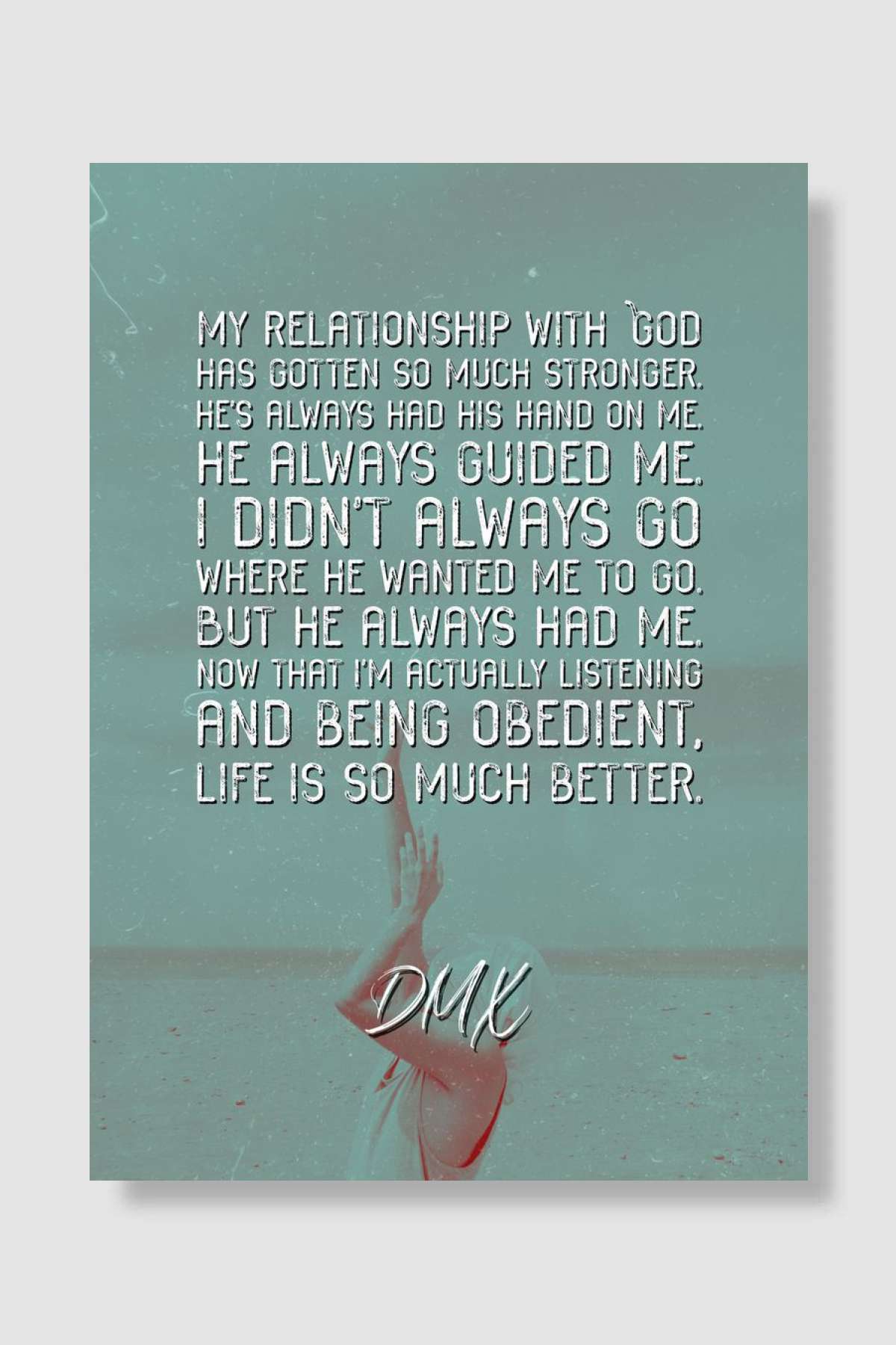 DMX Quote 10 Müzik Poster Çerçevesiz Yüksek Kalite Müzik Afiş Duvar Poster