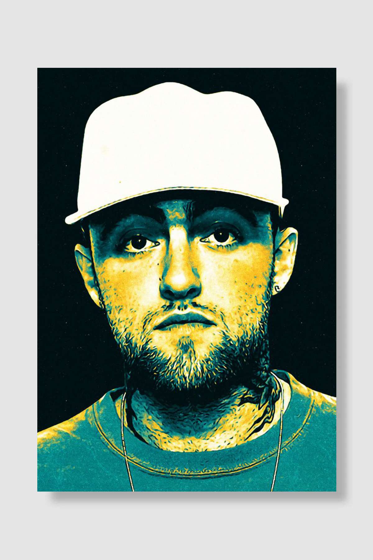 MAC MILLER Müzik Poster Çerçevesiz Yüksek Kalite Müzik Afiş Duvar Poster