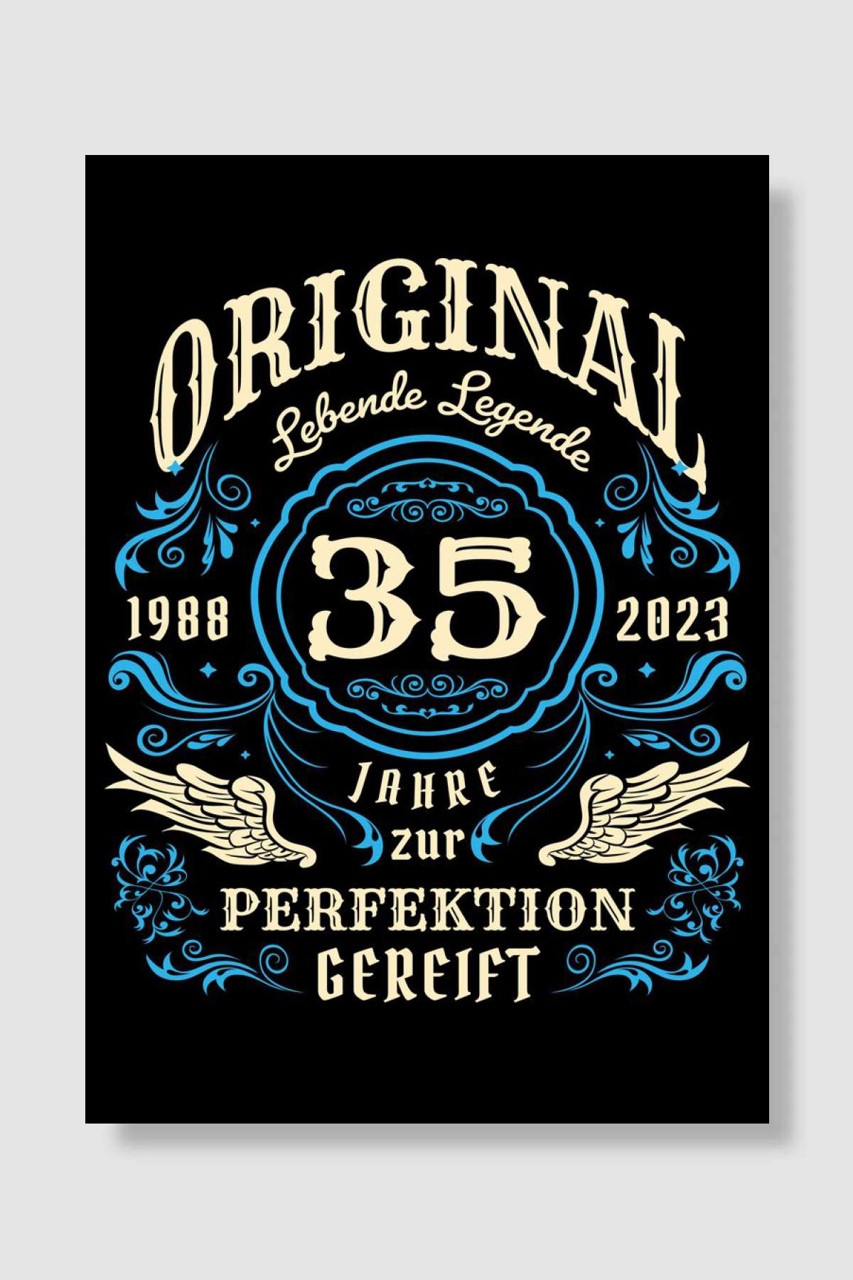 Original Lebende Legenden Müzik Poster Çerçevesiz Yüksek Kalite Müzik Afiş Duvar Poster