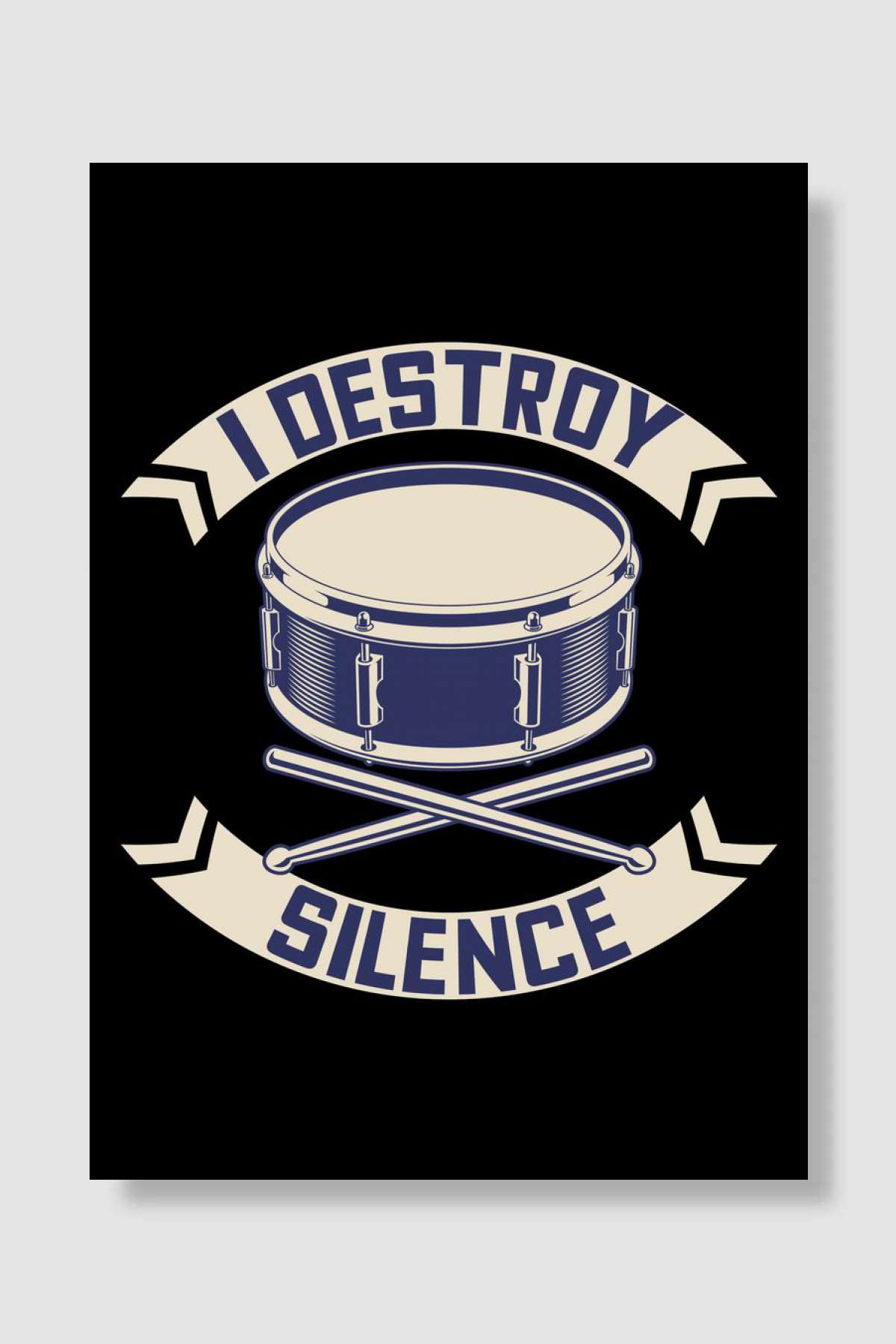 Marching Band Drumming Müzik Poster Çerçevesiz Yüksek Kalite Müzik Afiş Duvar Poster