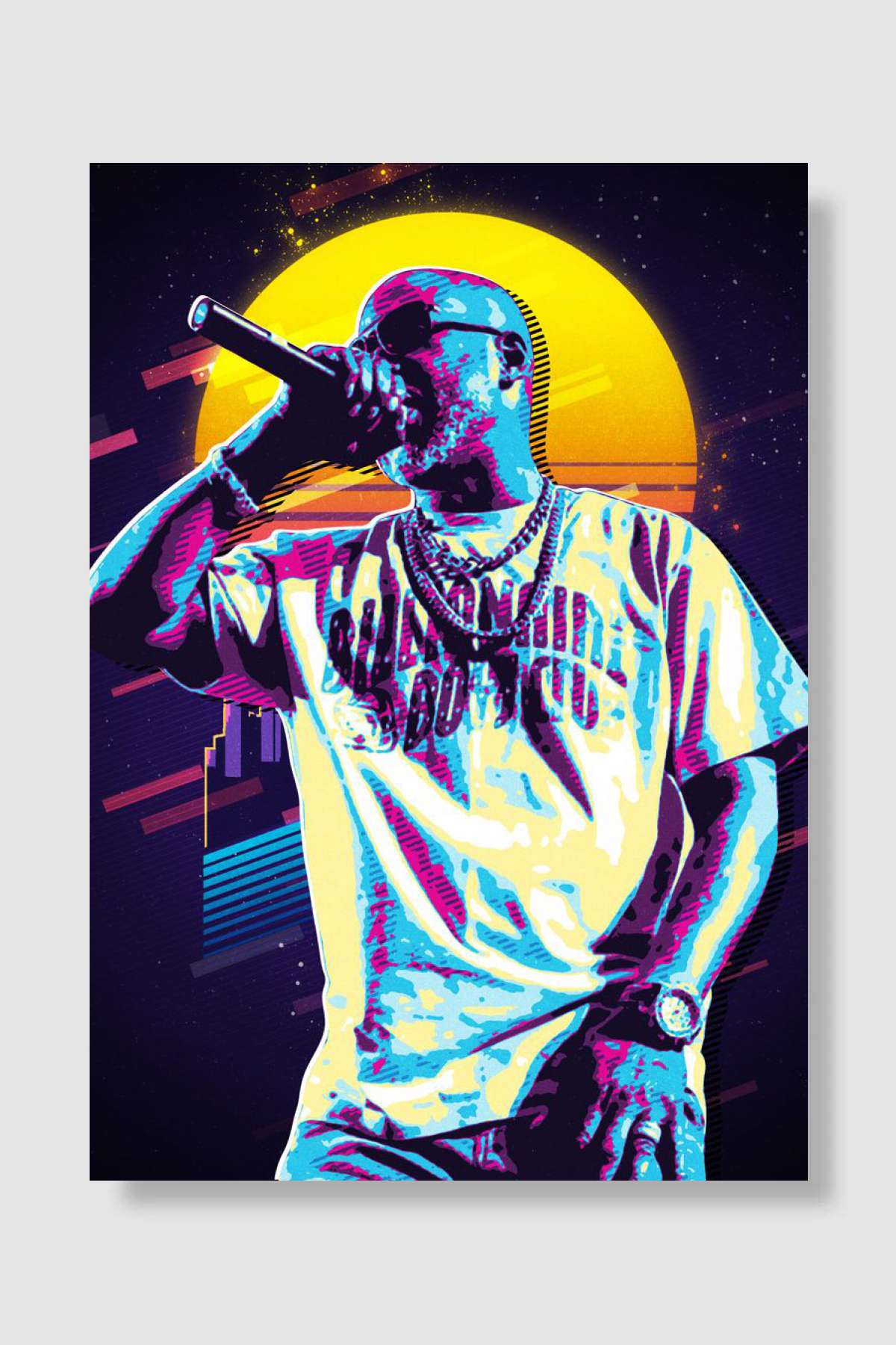 DMX Müzik Poster Çerçevesiz Yüksek Kalite Müzik Afiş Duvar Poster