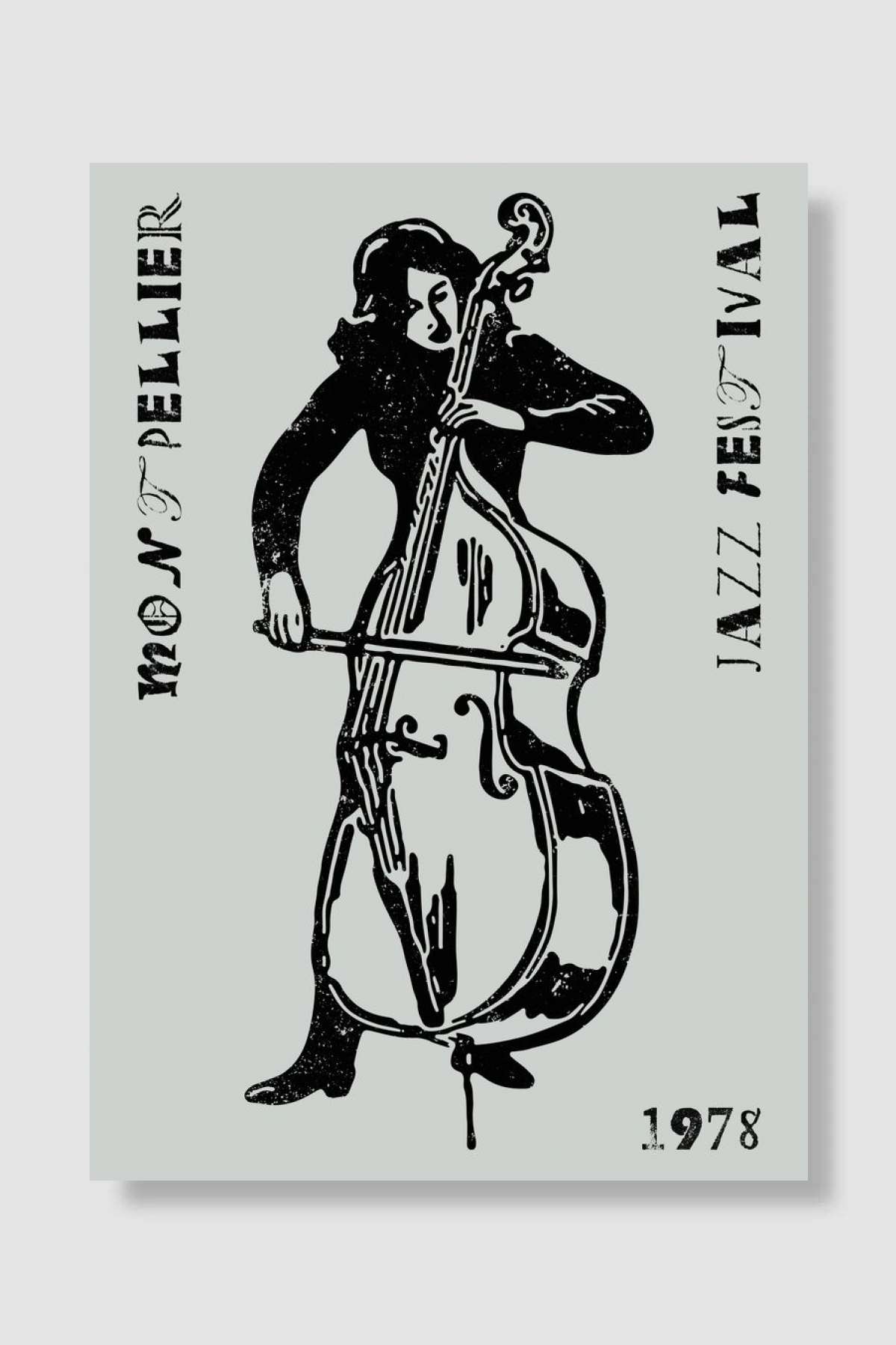 Montpellier Jazz Festival Müzik Poster Çerçevesiz Yüksek Kalite Müzik Afiş Duvar Poster