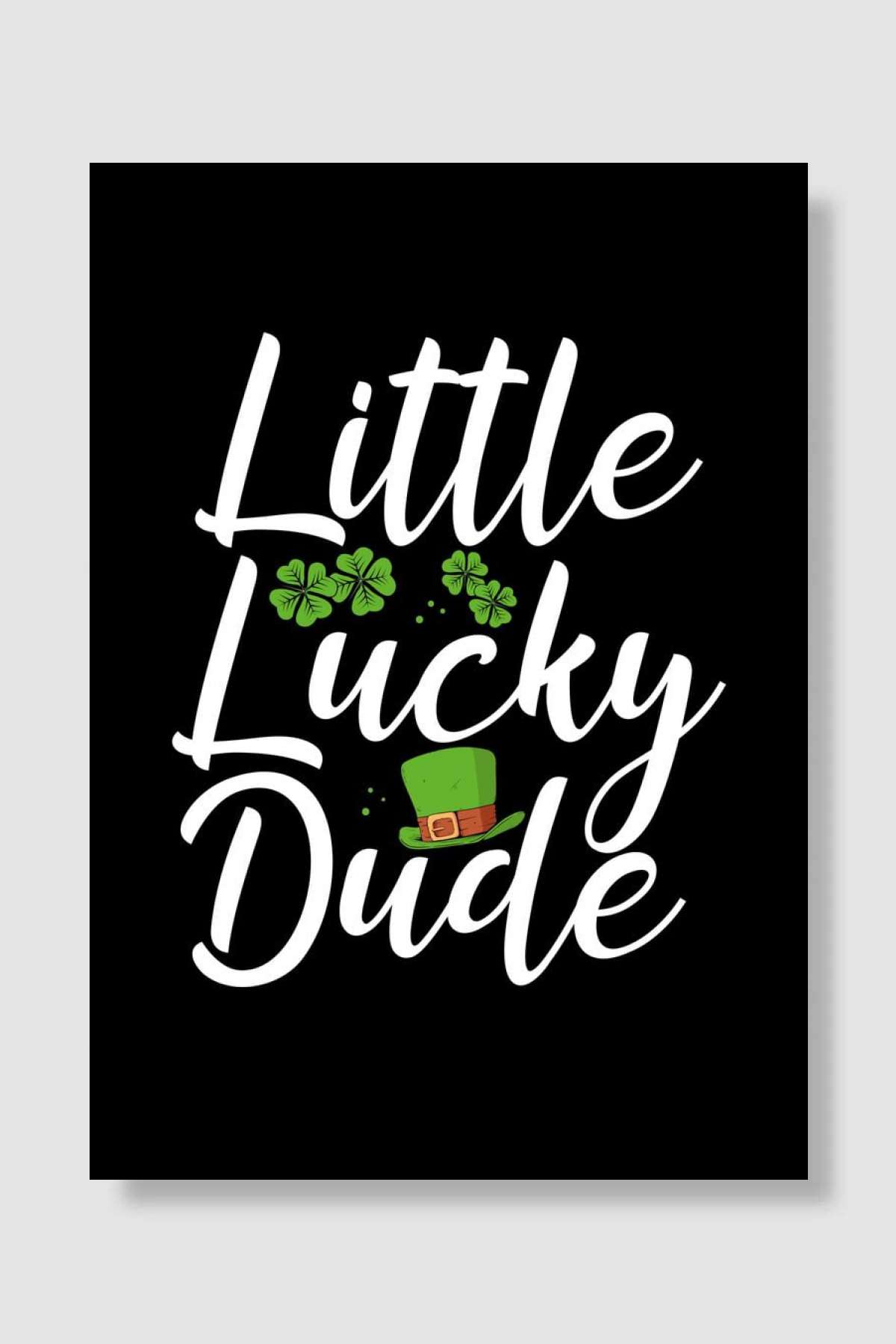 Little lucky dude Müzik Poster Çerçevesiz Yüksek Kalite Müzik Afiş Duvar Poster