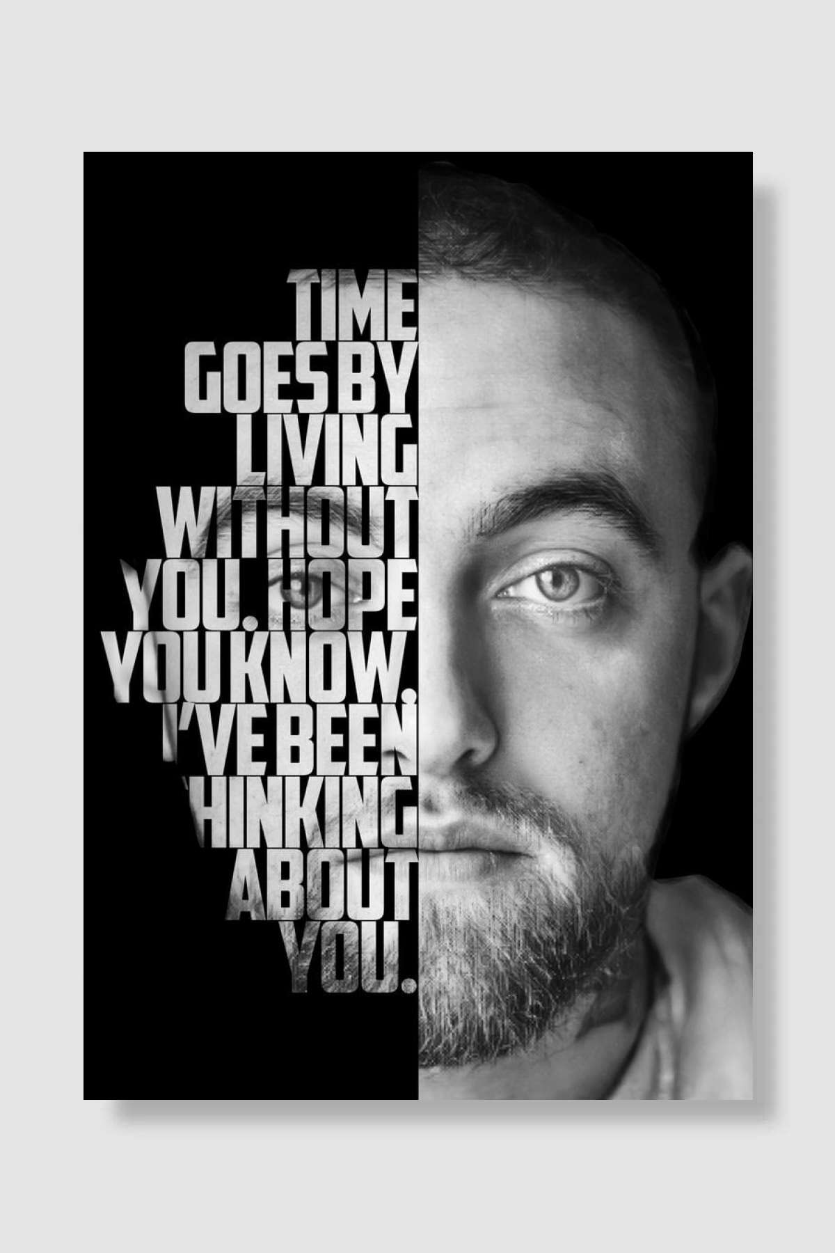 Mac Miller Müzik Poster Çerçevesiz Yüksek Kalite Müzik Afiş Duvar Poster