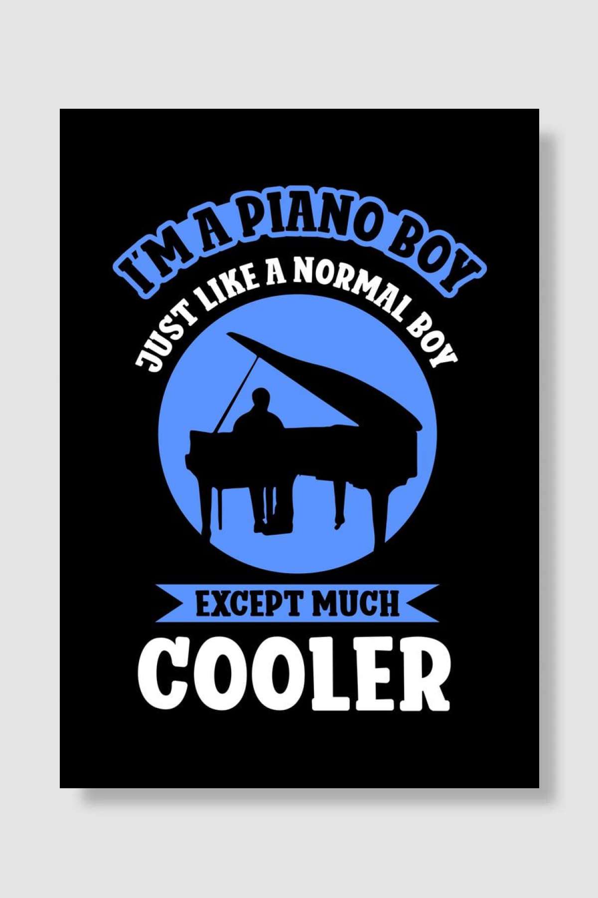 Piano Pianist Müzik Poster Çerçevesiz Yüksek Kalite Müzik Afiş Duvar Poster