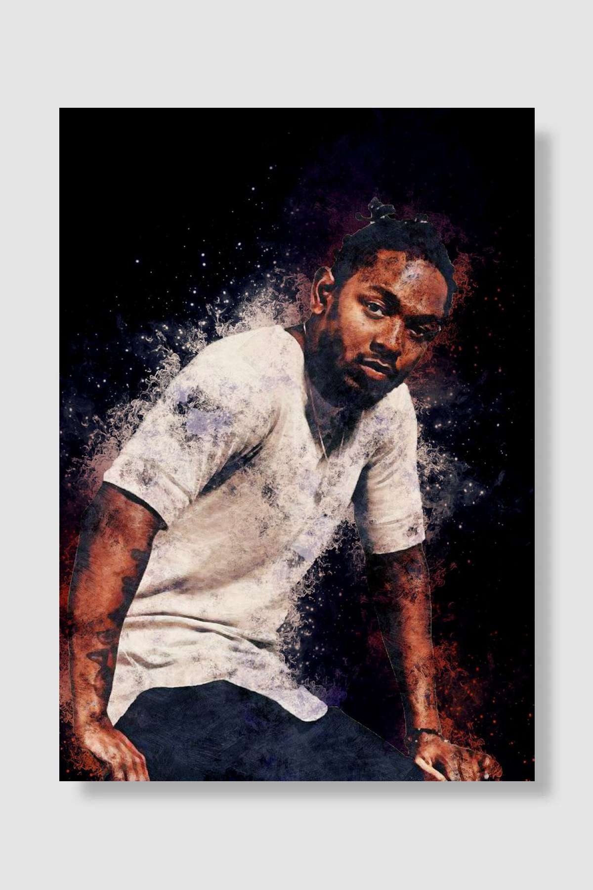 Kendrick Lamar Müzik Poster Çerçevesiz Yüksek Kalite Müzik Afiş Duvar Poster