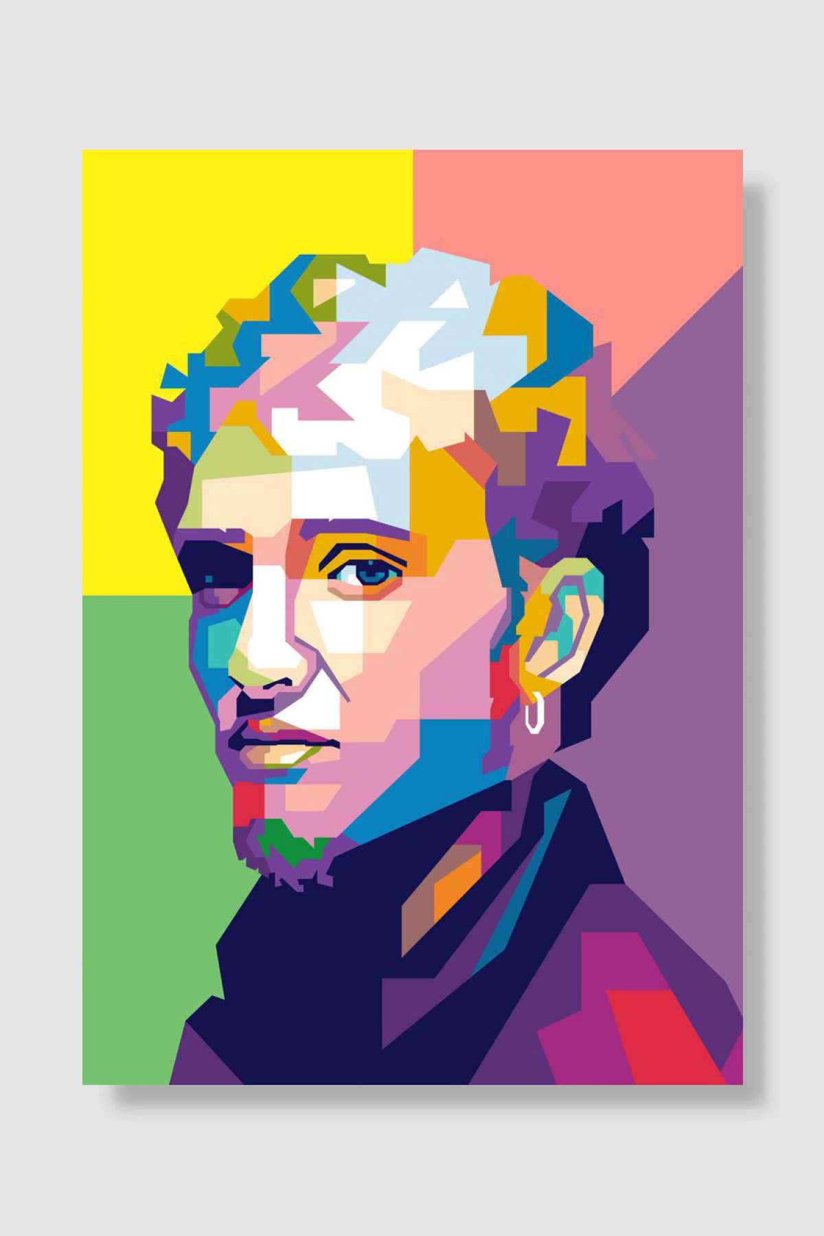 Layne Staley Müzik Poster Çerçevesiz Yüksek Kalite Müzik Afiş Duvar Poster