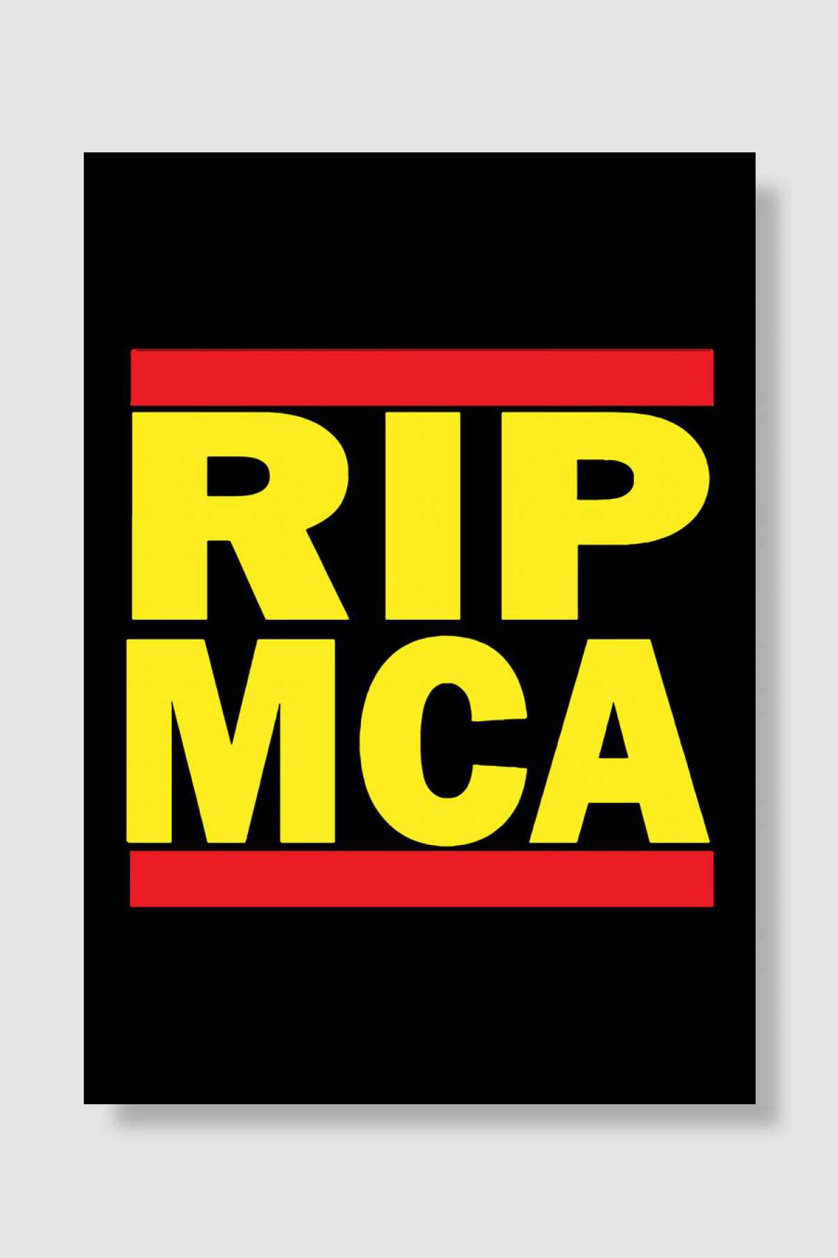 rip mca Müzik Poster Çerçevesiz Yüksek Kalite Müzik Afiş Duvar Poster
