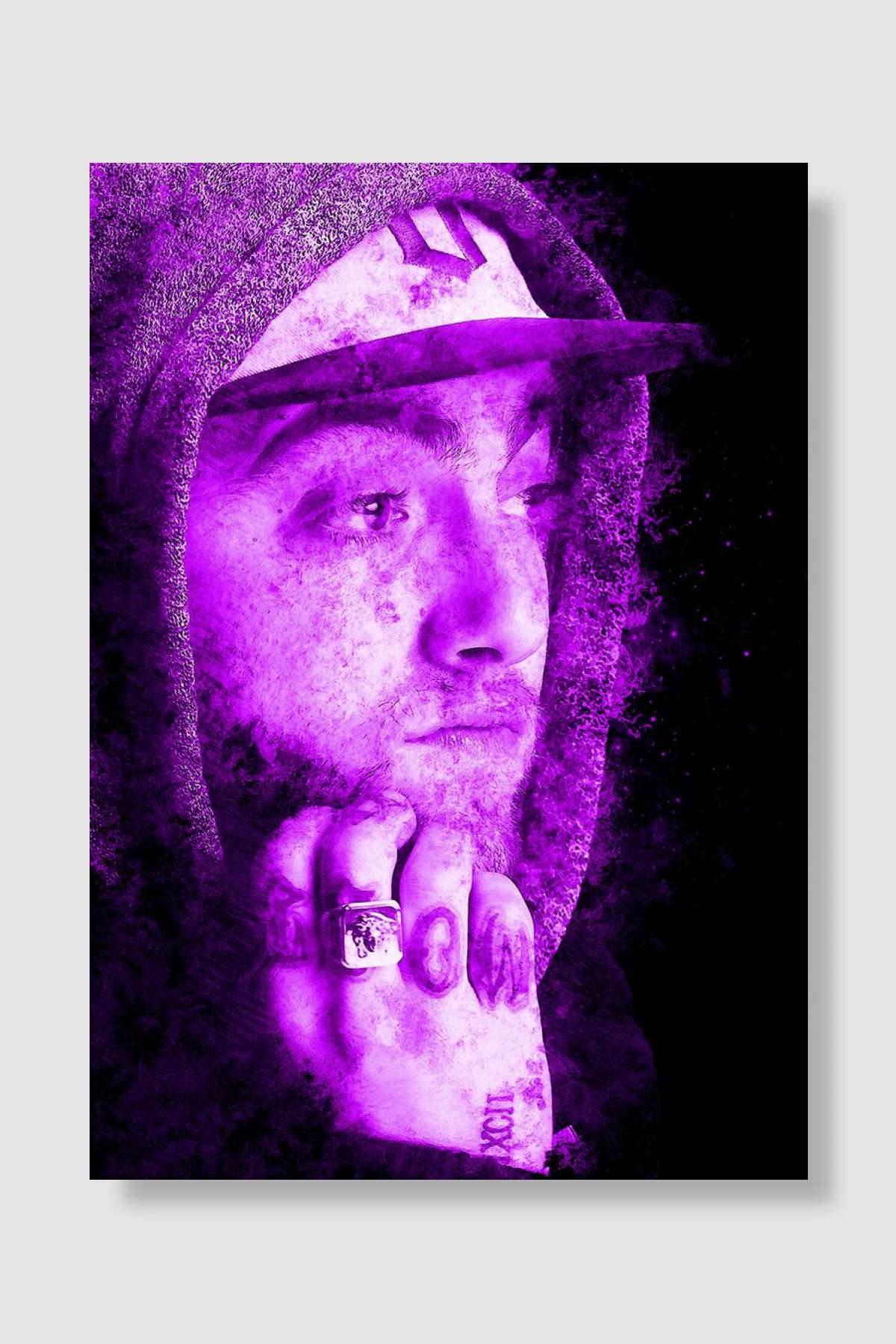 Mac Miller Müzik Poster Çerçevesiz Yüksek Kalite Müzik Afiş Duvar Poster