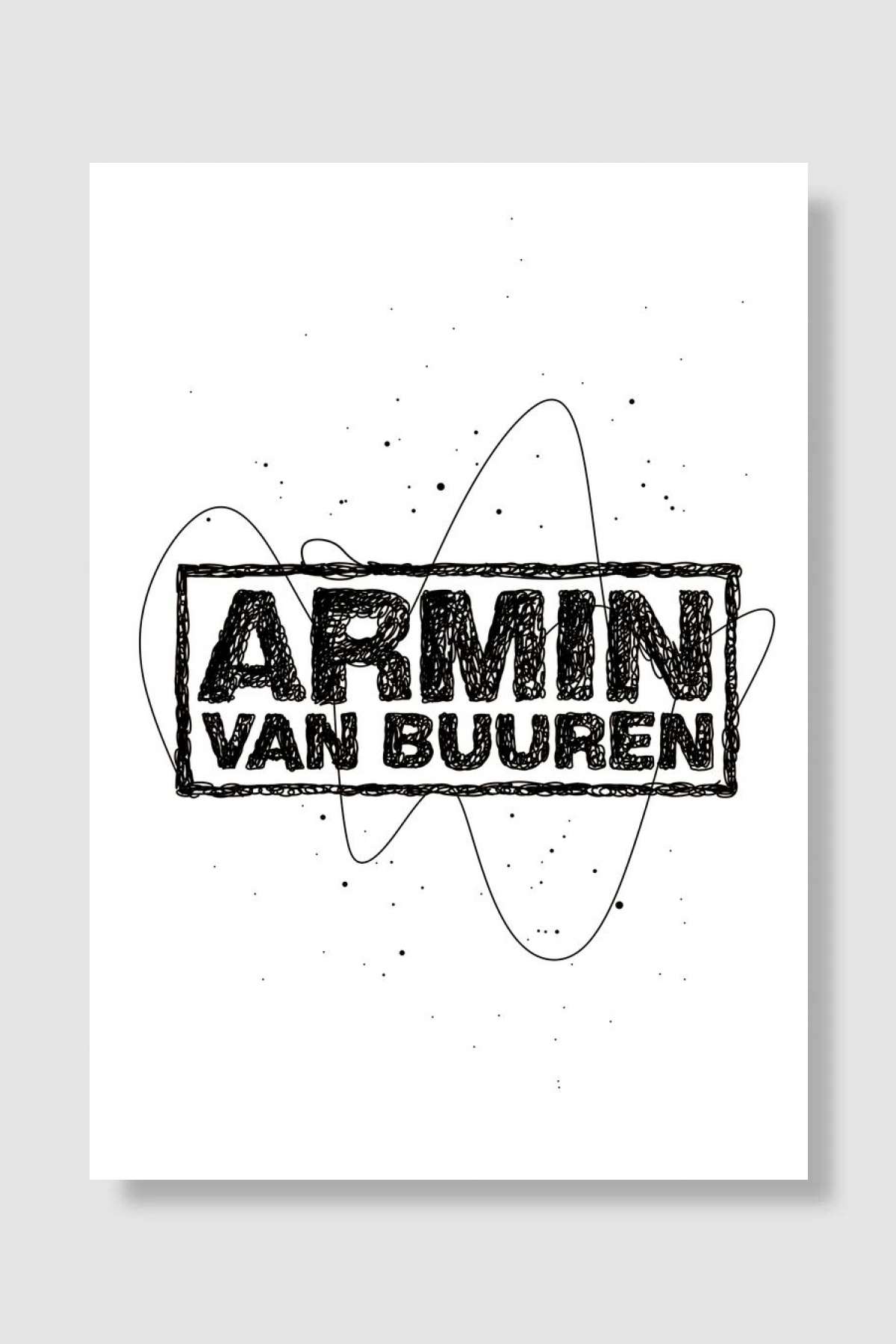Armin van Buuren Leiden Dj Müzik Poster Çerçevesiz Yüksek Kalite Müzik Afiş Duvar Poster