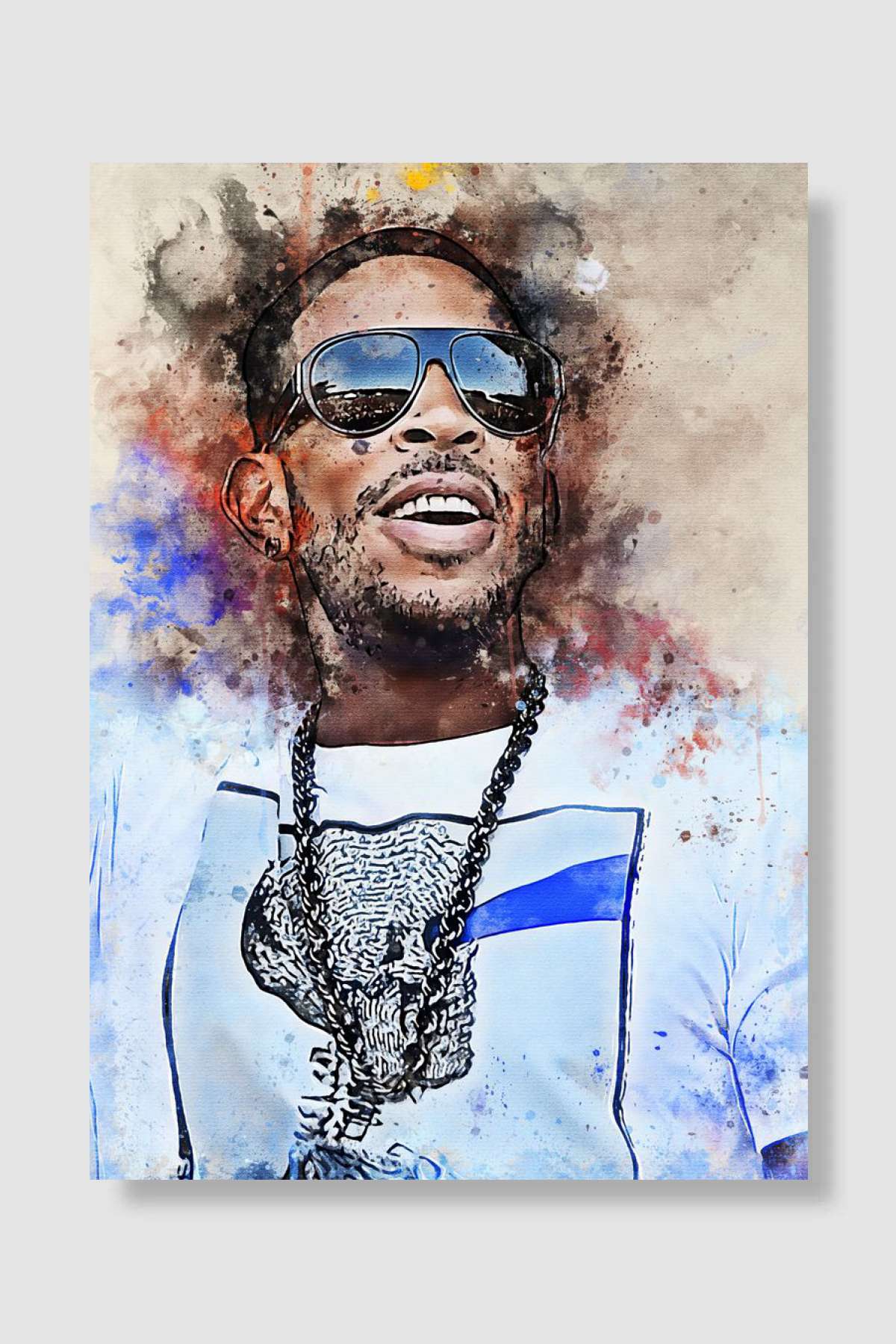 Ludacris Müzik Poster Çerçevesiz Yüksek Kalite Müzik Afiş Duvar Poster