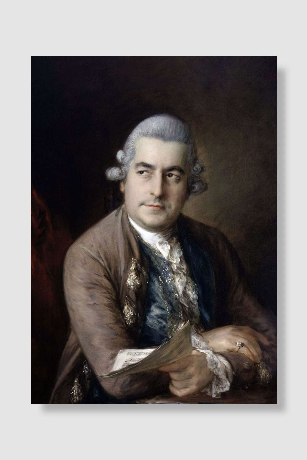 Johann Christian Bach Müzik Poster Çerçevesiz Yüksek Kalite Müzik Afiş Duvar Poster