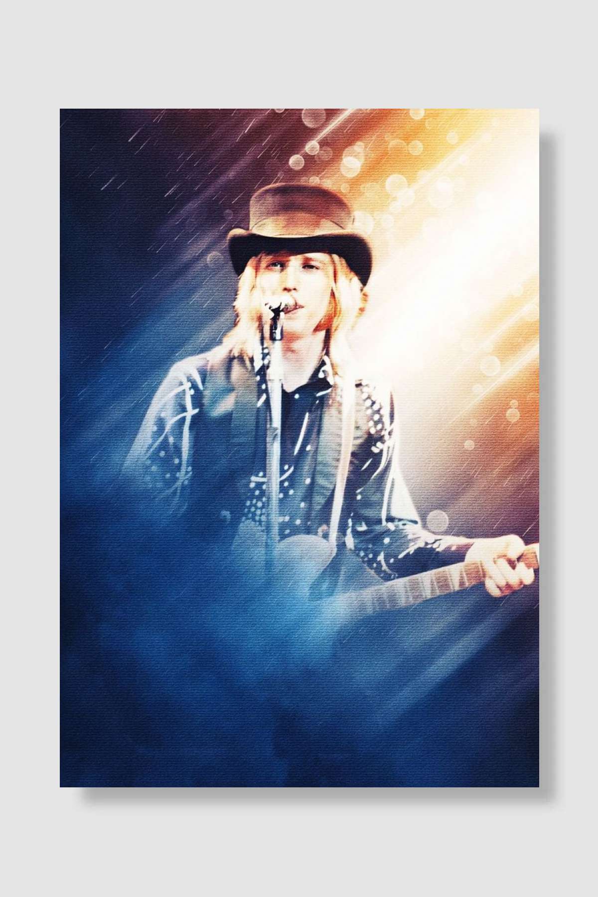 Thomas Earl Petty Müzik Poster Çerçevesiz Yüksek Kalite Müzik Afiş Duvar Poster