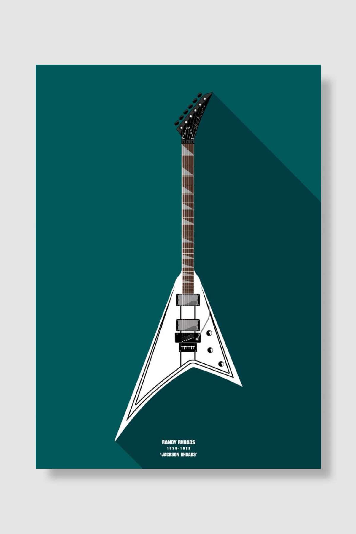 Randy Rhoads Müzik Poster Çerçevesiz Yüksek Kalite Müzik Afiş Duvar Poster - En İyi Fiyatlarla