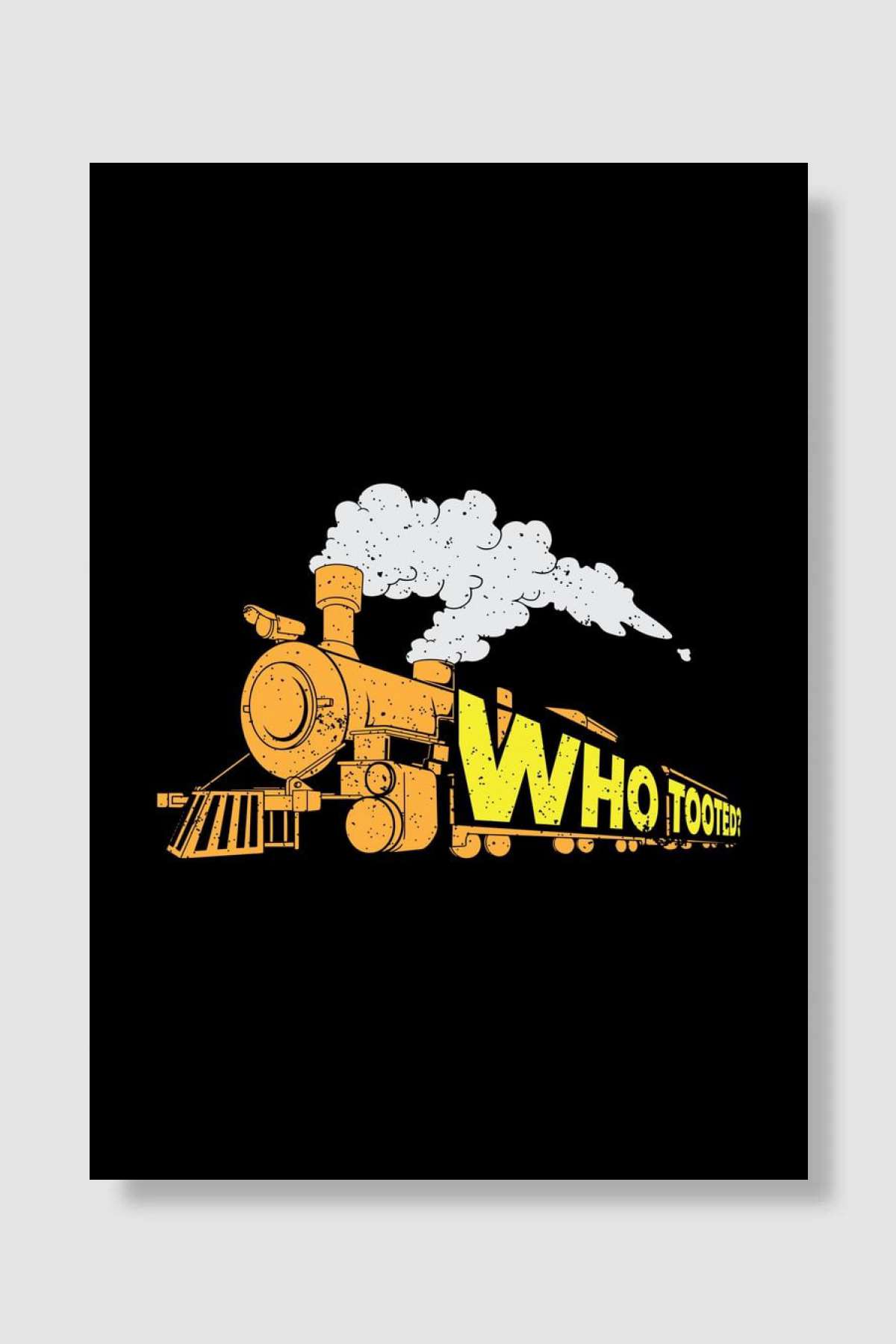 Trains Railroad Retro Müzik Poster Çerçevesiz Yüksek Kalite Müzik Afiş Duvar Poster