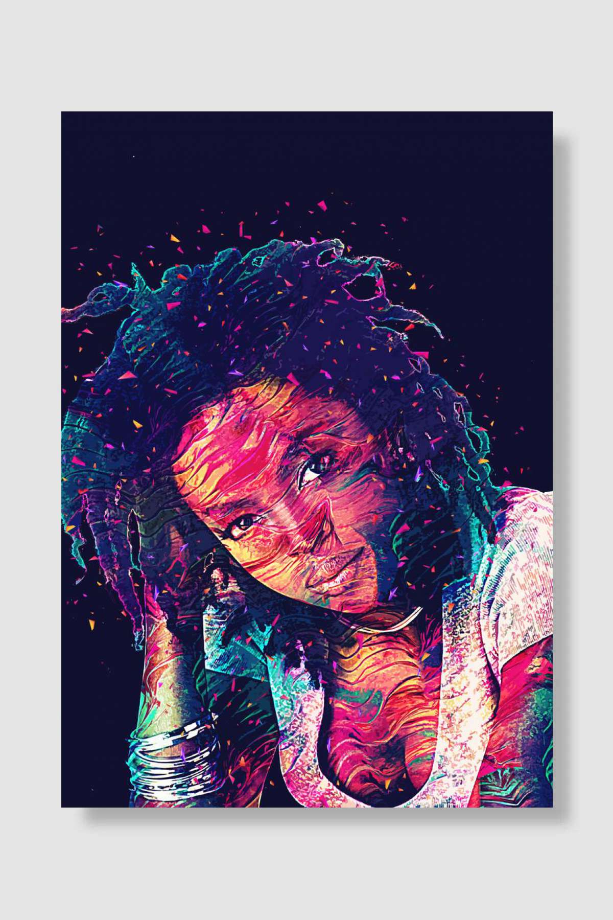 Lauryn Hill Müzik Poster Çerçevesiz Yüksek Kalite Müzik Afiş Duvar Poster