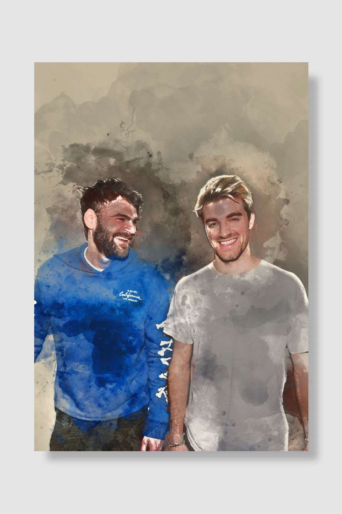 The Chainsmokers band Müzik Poster Çerçevesiz Yüksek Kalite Müzik Afiş Duvar Poster