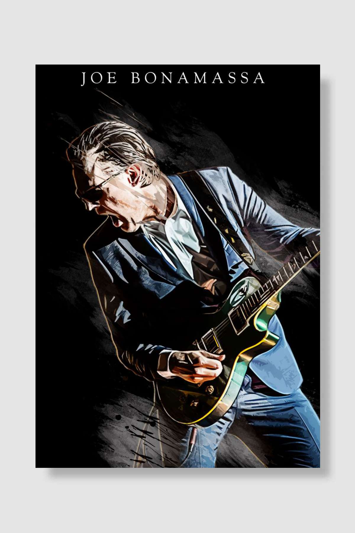 Joe Bonamassa Müzik Poster Çerçevesiz Yüksek Kalite Müzik Afiş Duvar Poster - En İyi Fiyatlarla